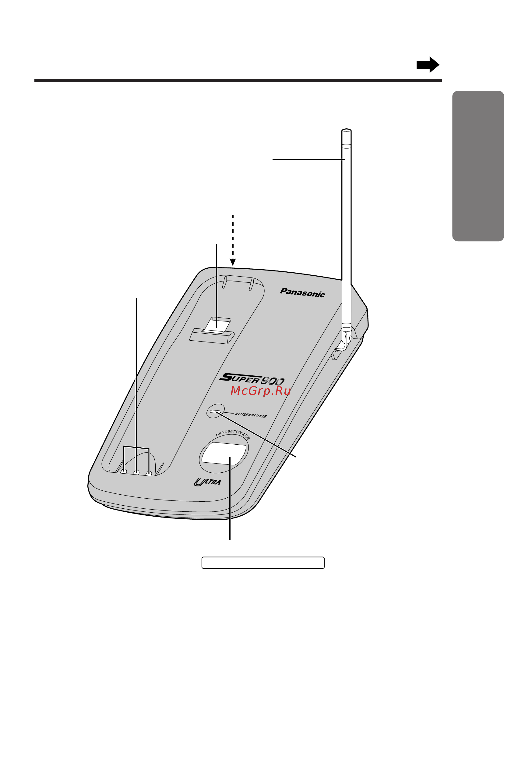 Panasonic KX-TC956RU-B [7/16] Базовый блок