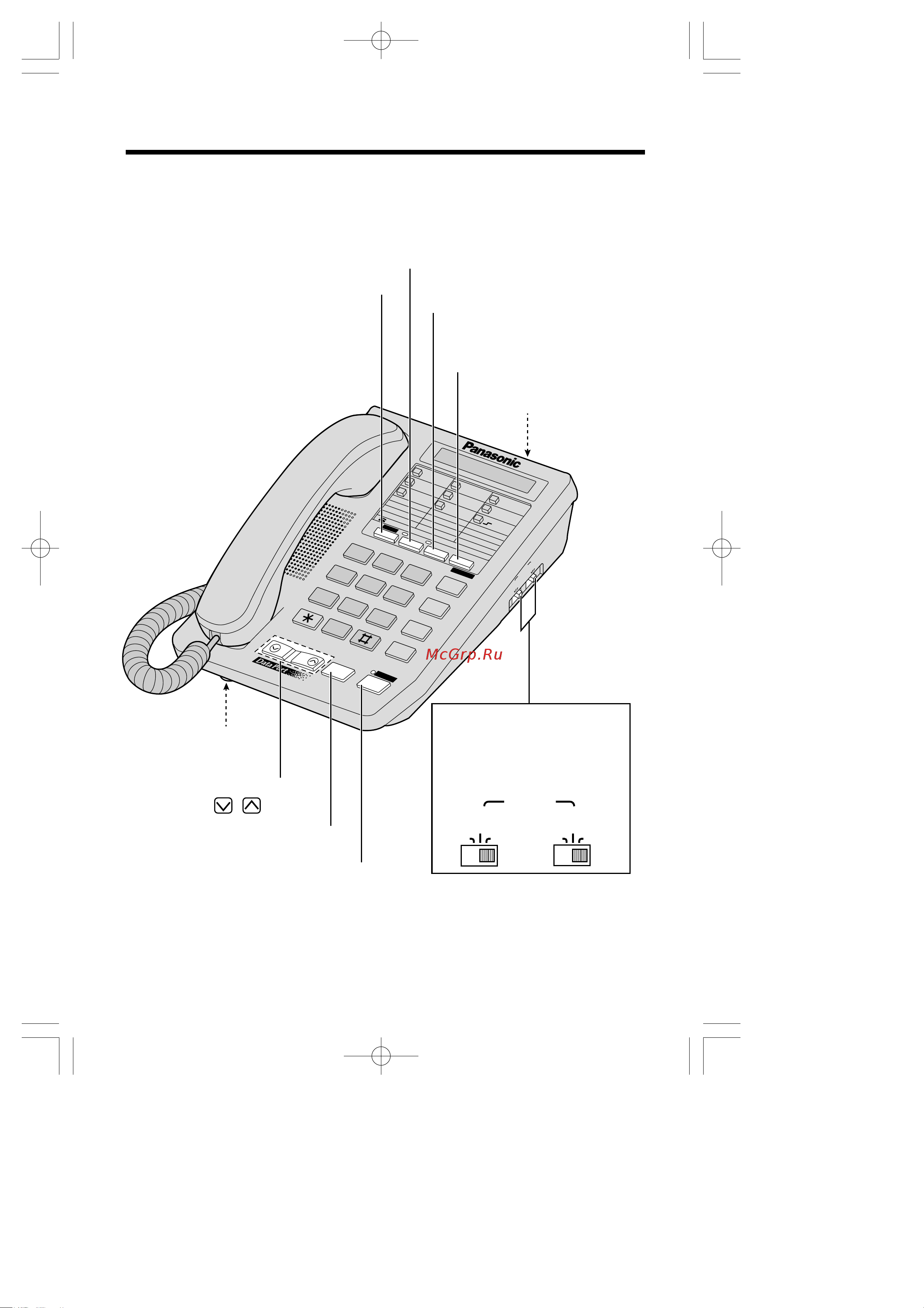 Panasonic KX-TS27MX-W [3/27] Расположение органов управления
