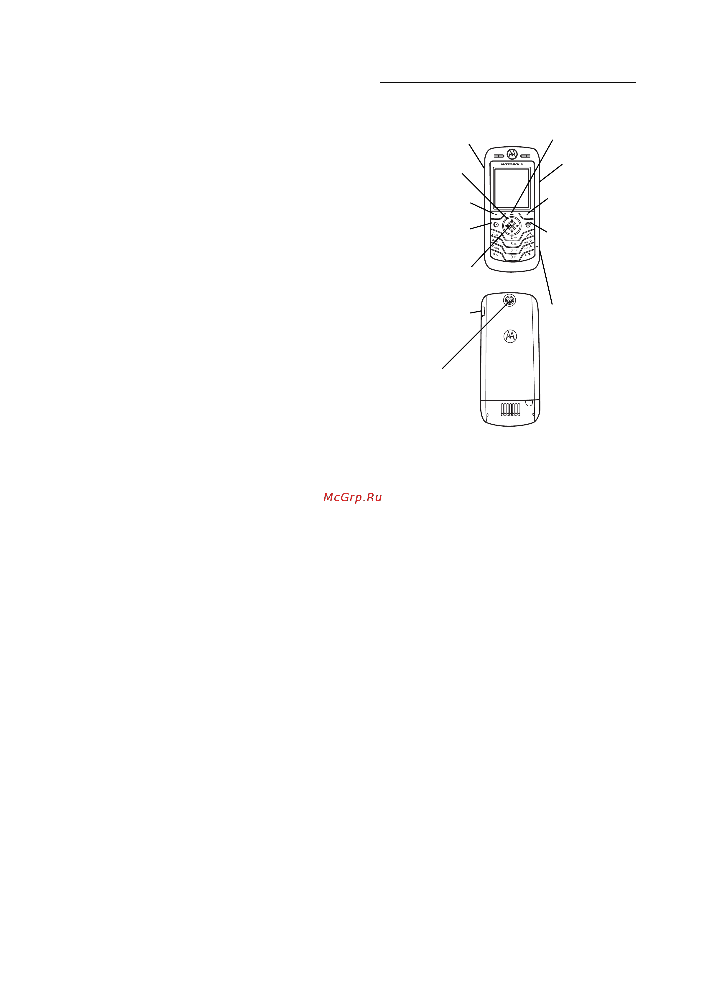 Motorola L6 Руководство пользователя онлайн