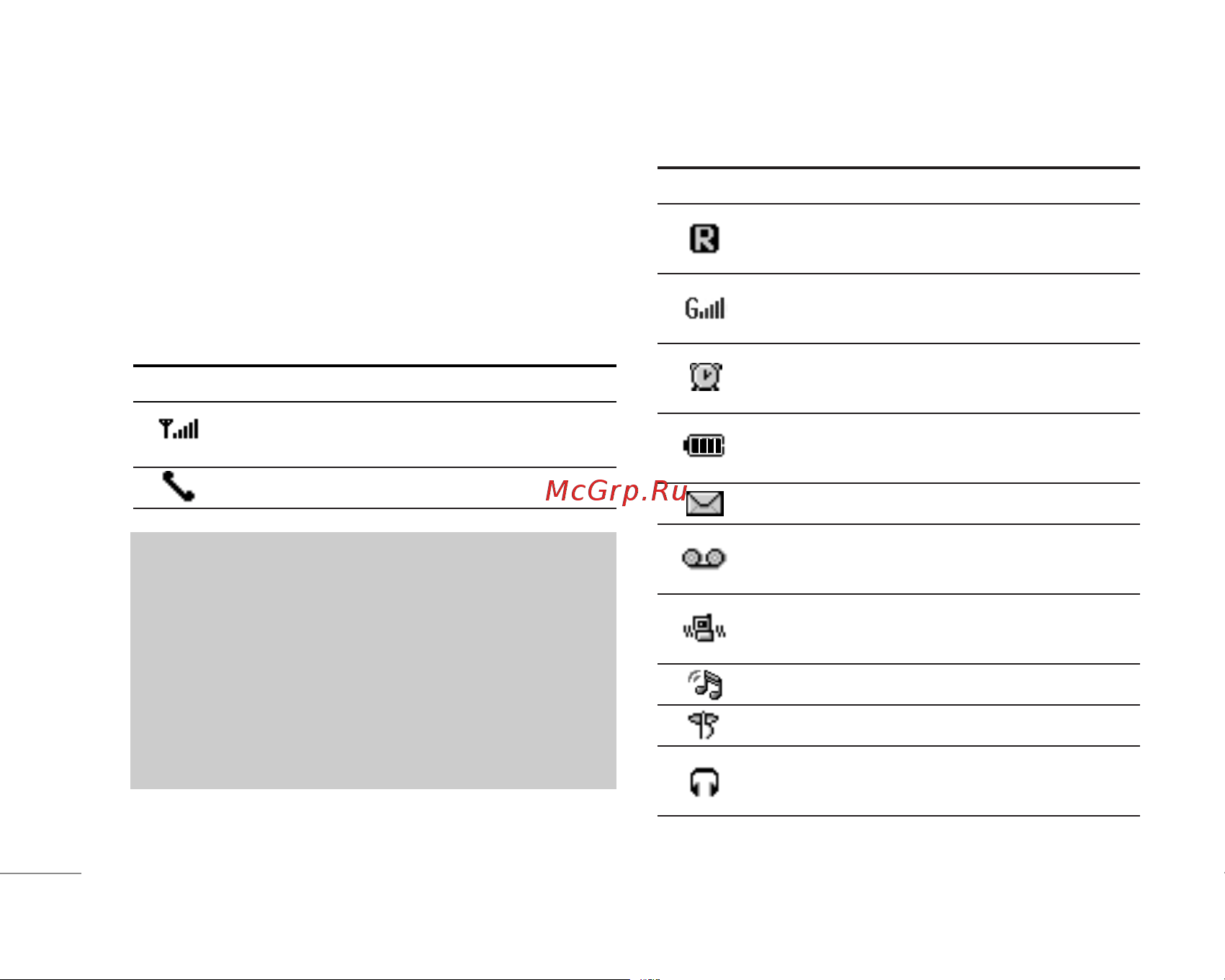 LG M6100 [105/177] Display information
