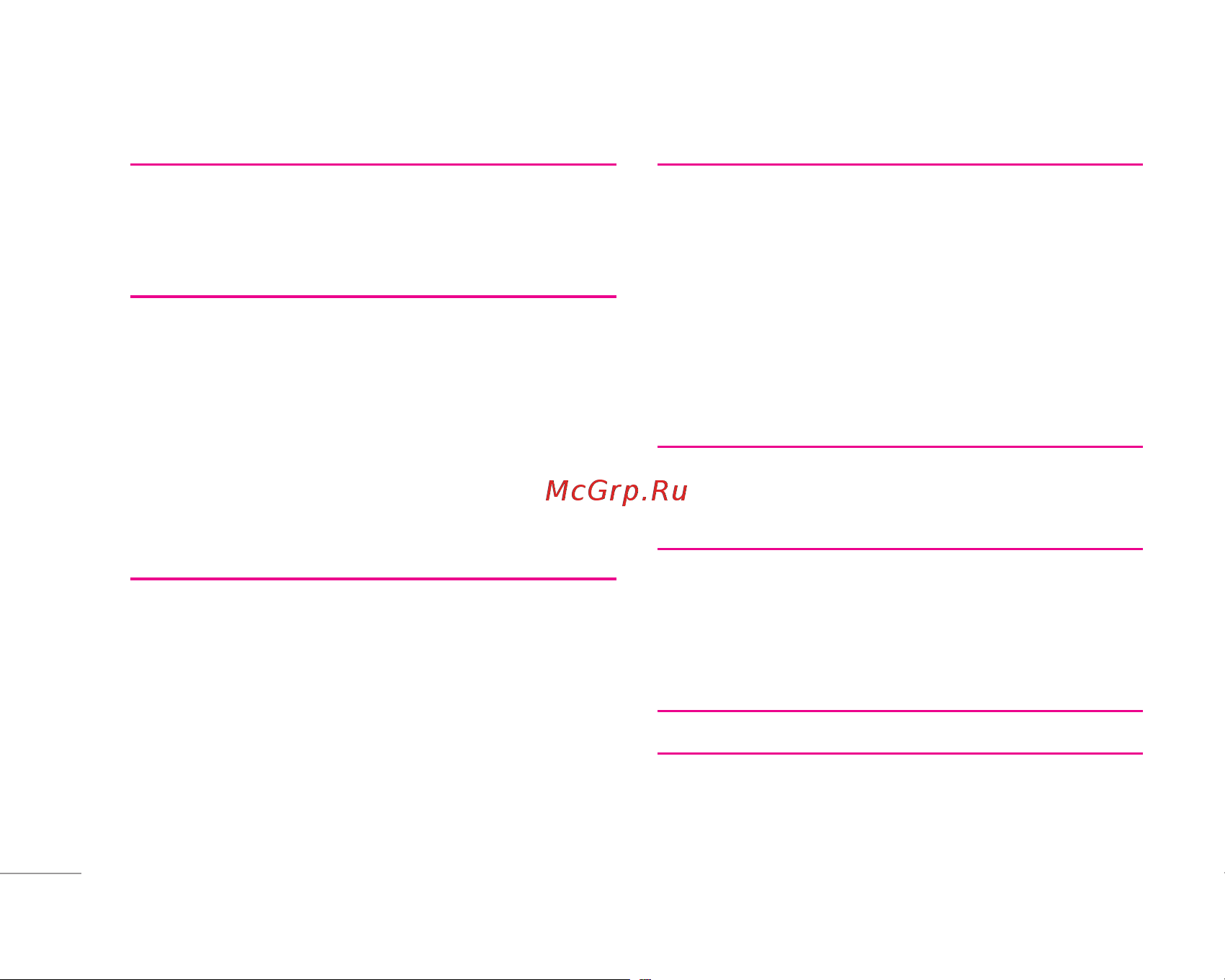 LG M6100 [95/177] Table of contents