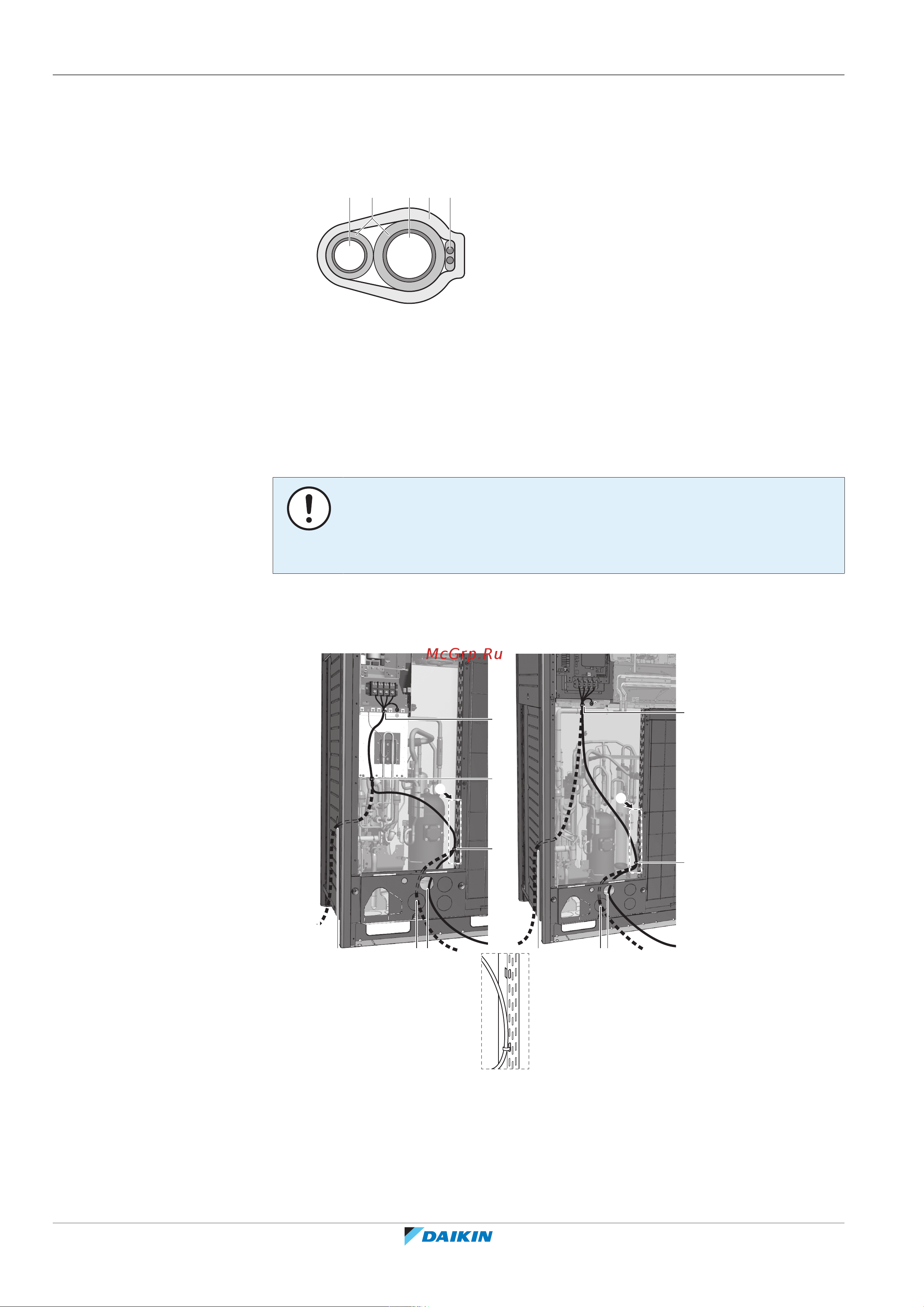 Daikin RXYTQ10U7YF [104/152] To finish the transmission wiring