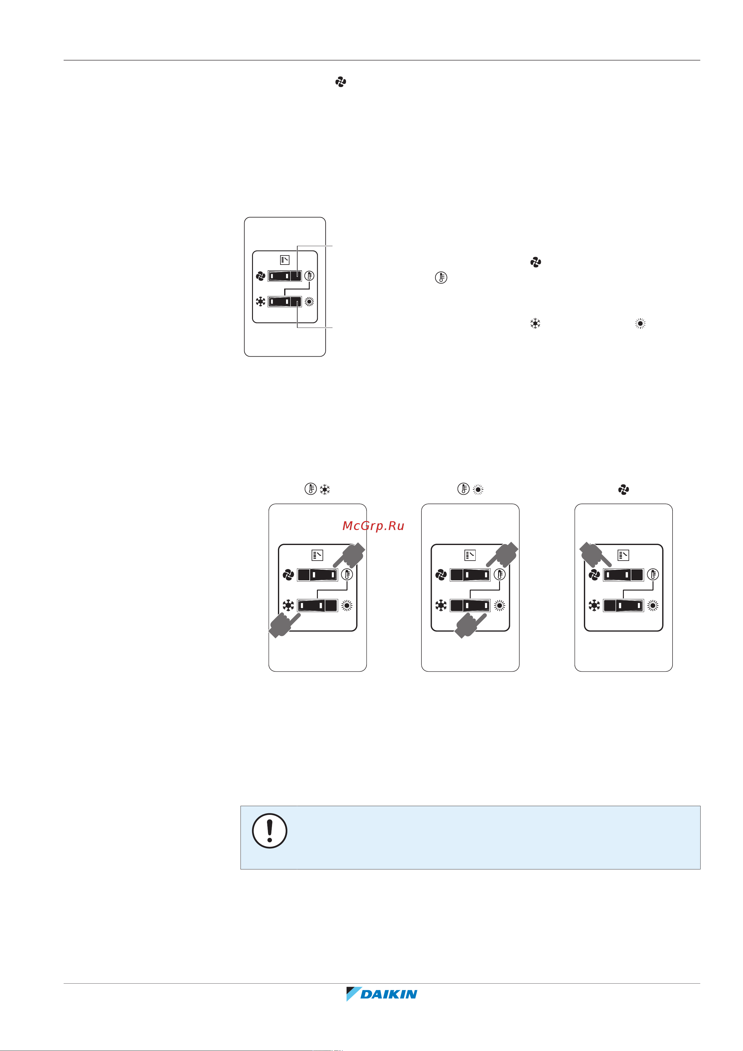Daikin RXYTQ10U7YF [27/152] To operate the system with cool heat changeover remote control switch