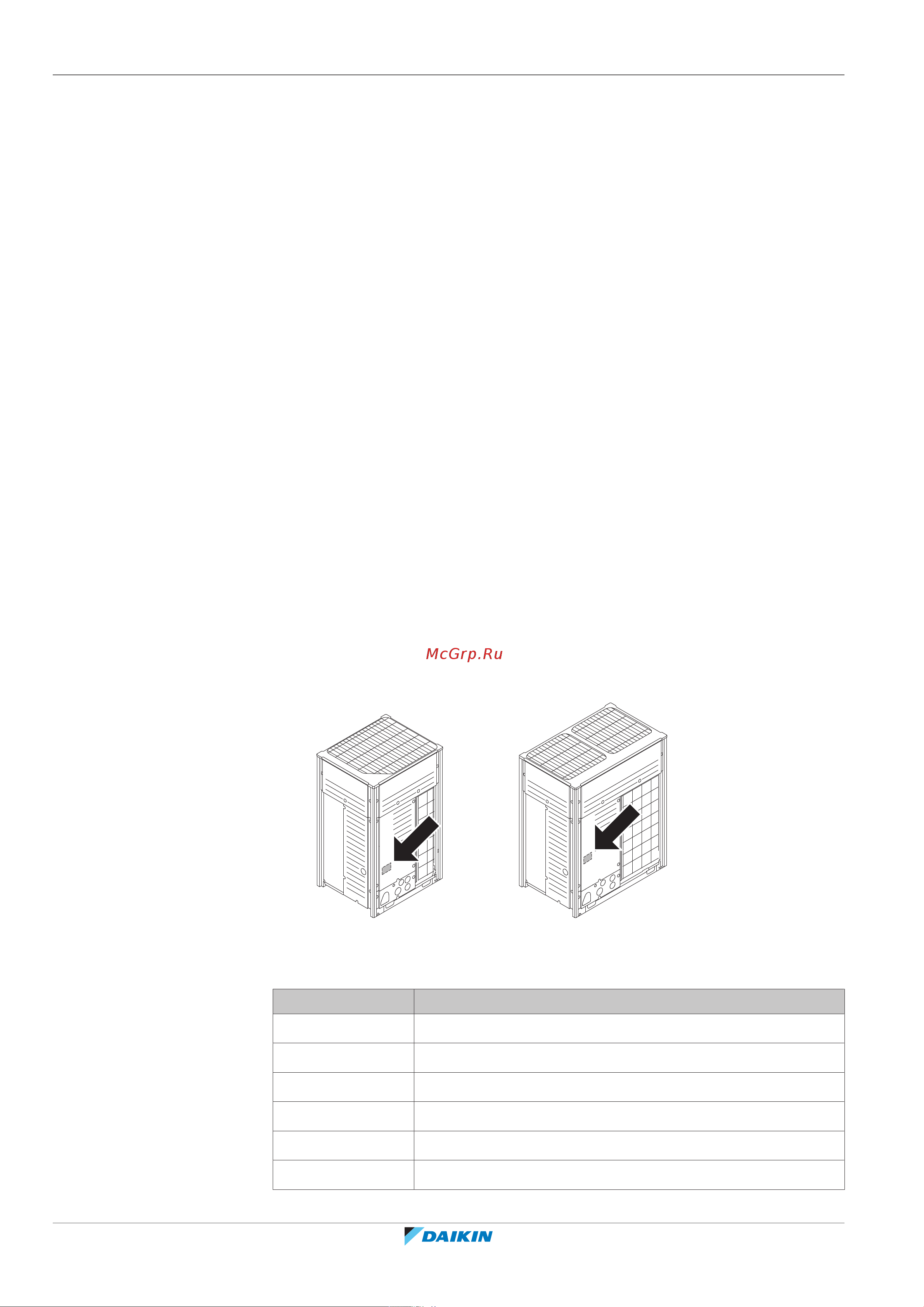 Daikin RXYTQ10U7YF [52/152] About the units and options