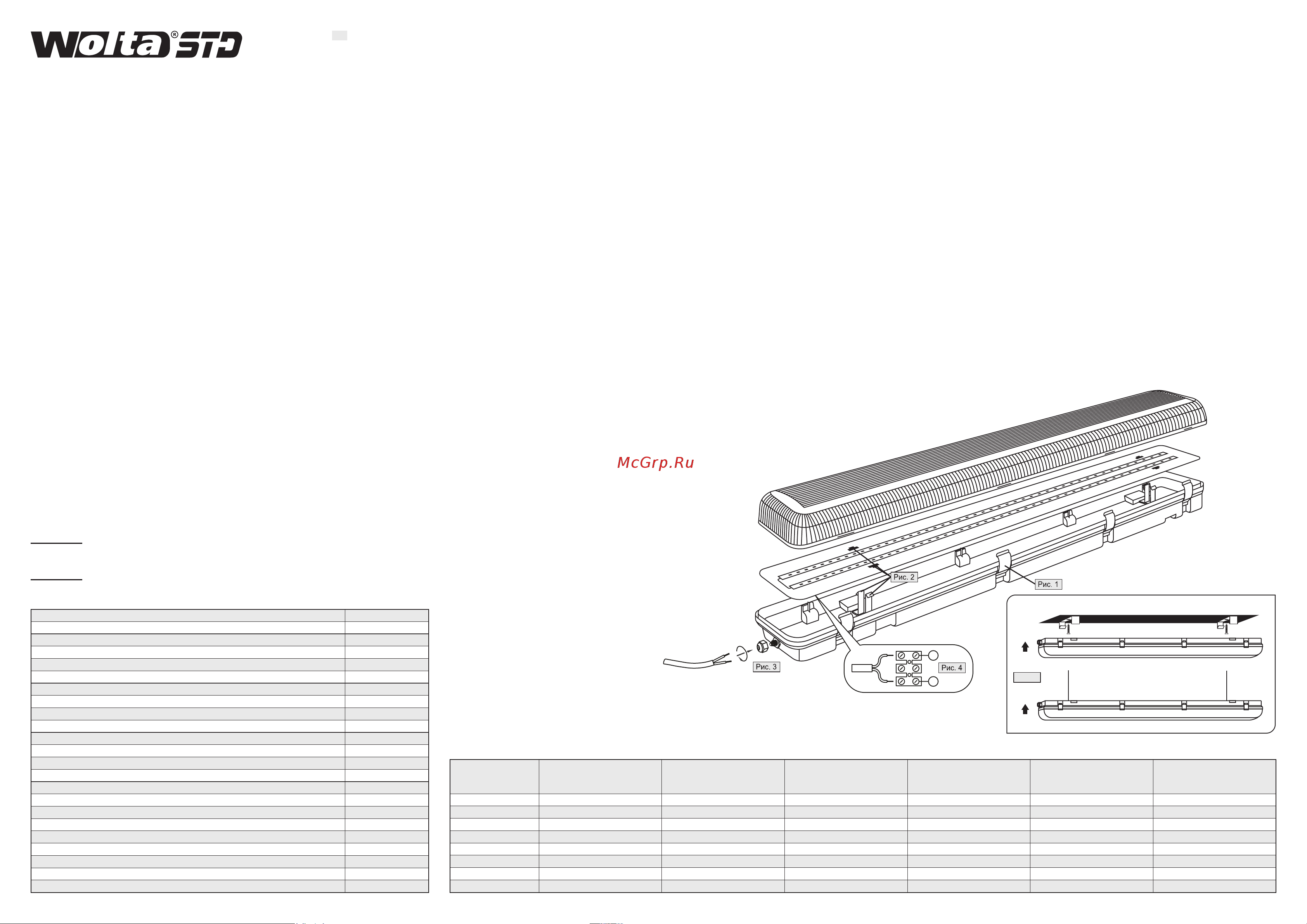 Wolta STD ДСП11-54-001-4К Инструкция по эксплуатации онлайн
