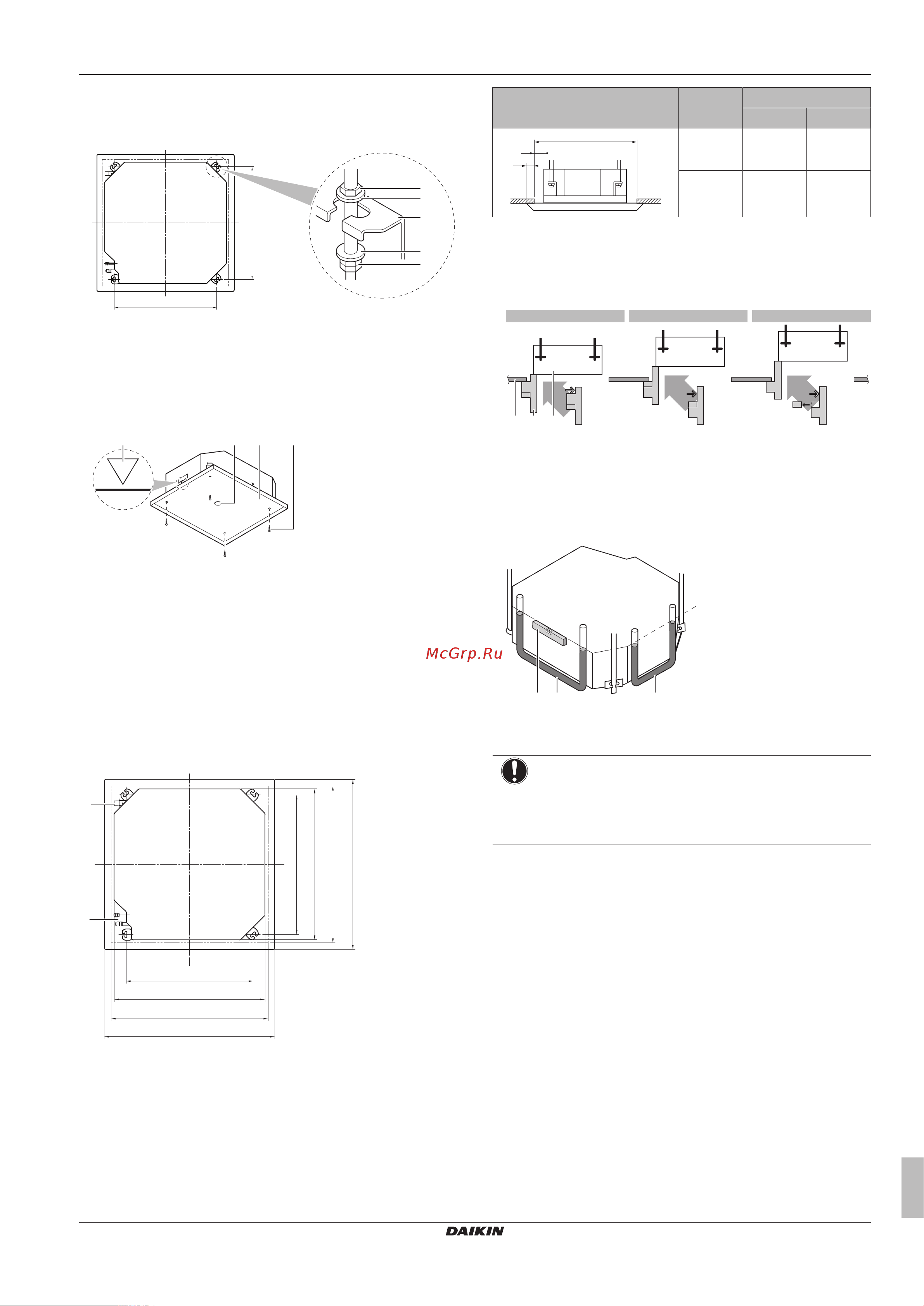 Daikin FCAHG140FVEB [11/36] Installation