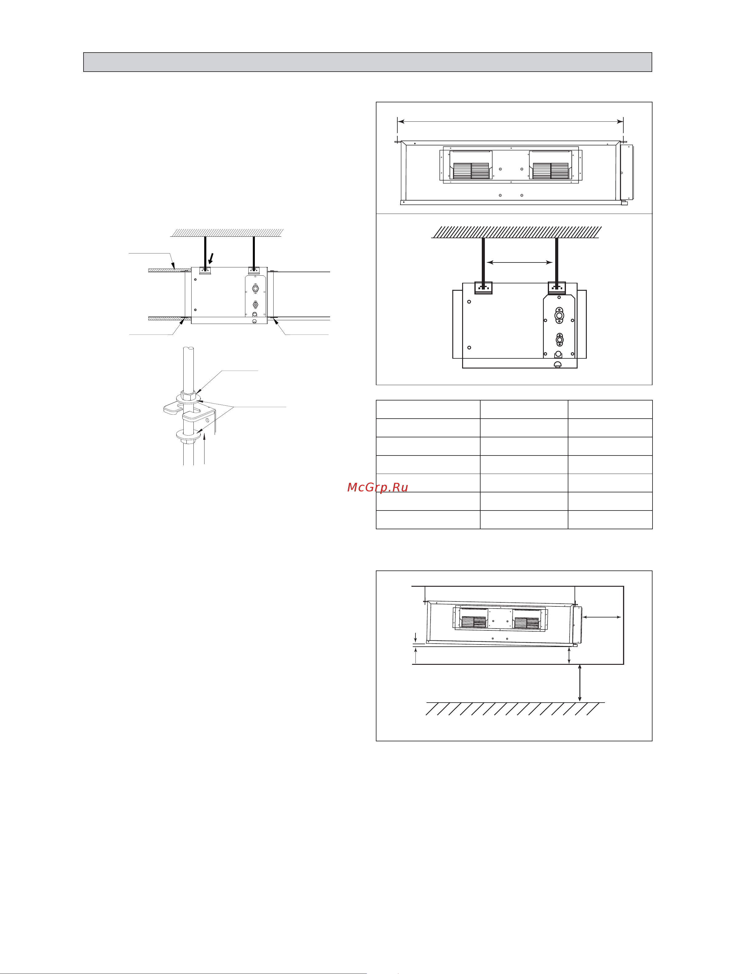 Daikin FDYM20JEVLK [10/30] Installation of the indoor unit