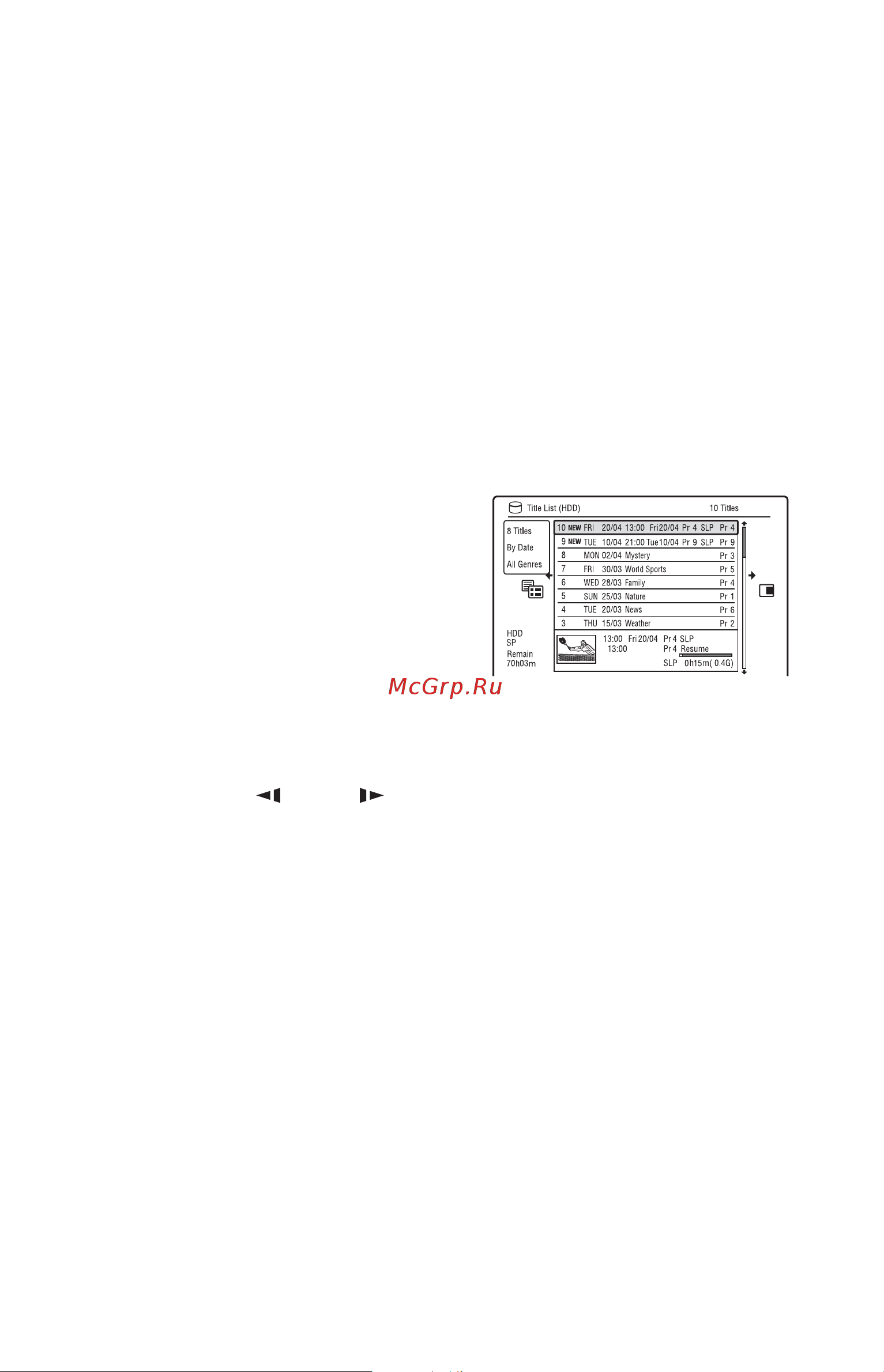 Sony RDR-HXD895 [42/168] To change a title thumbnail picture thumbnail