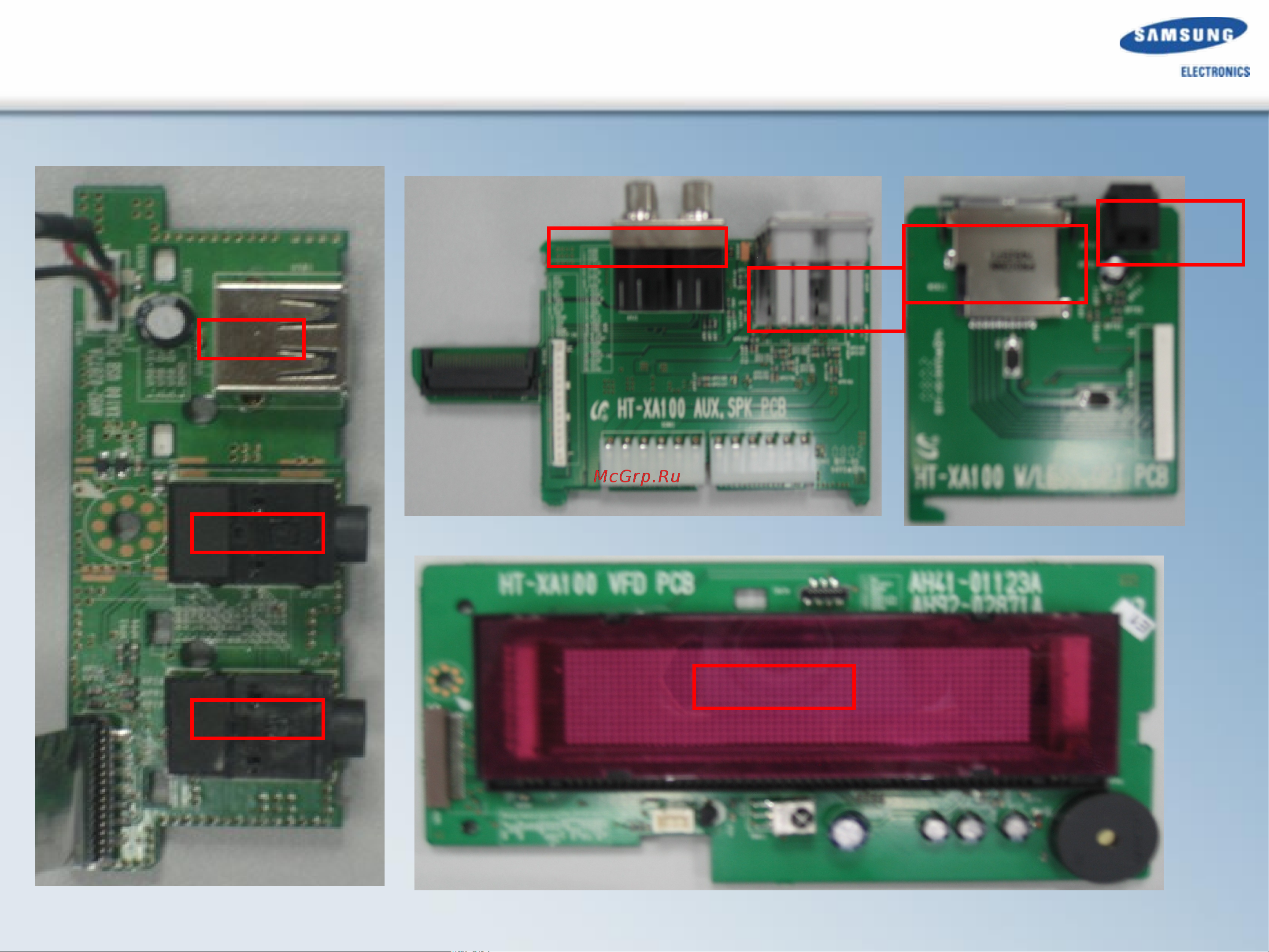 Samsung HT-A100 [32/59] Sub pcb block 6 sub pcb block