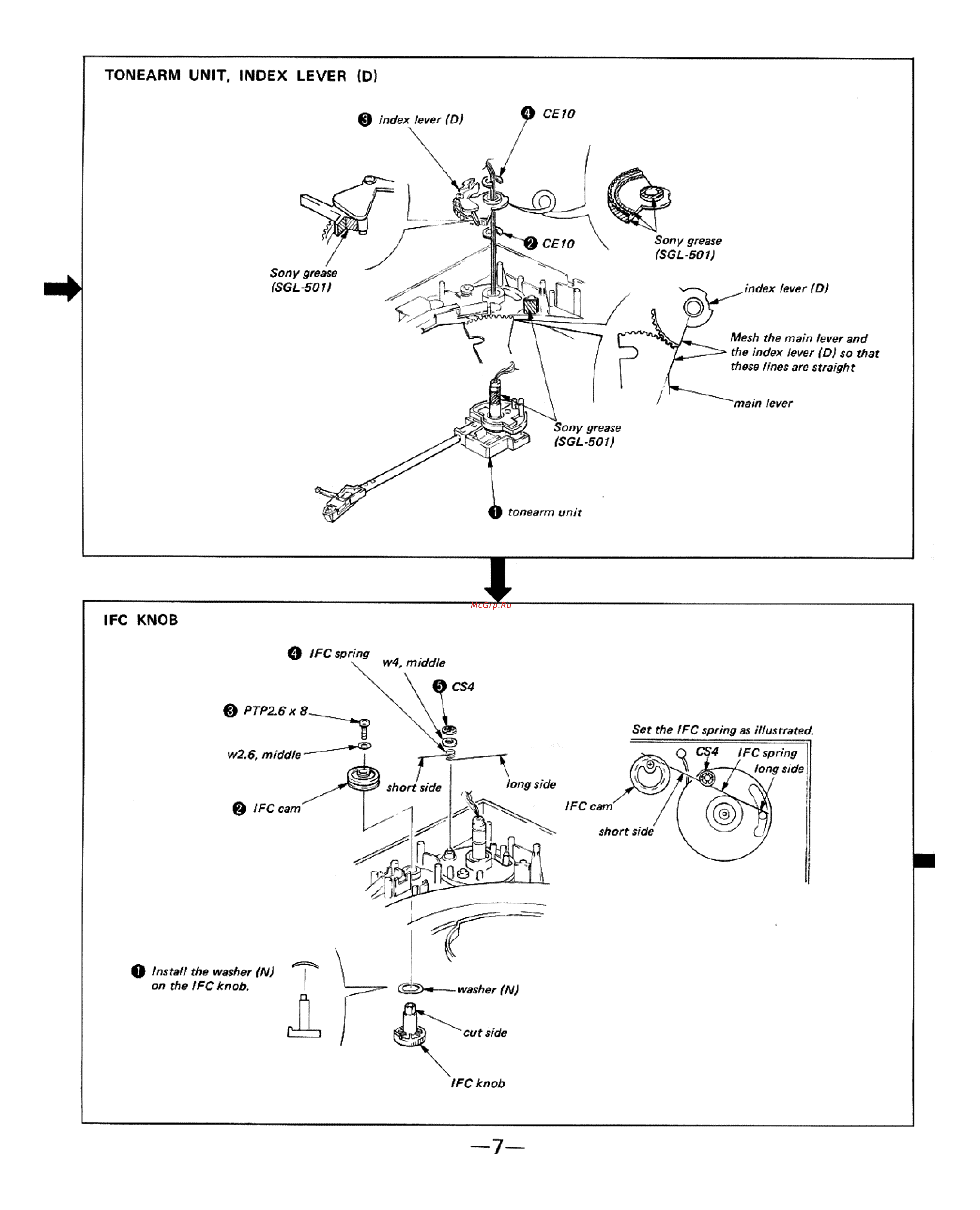 Sony PS-LX330 Service Manual онлайн [8/27] 606779