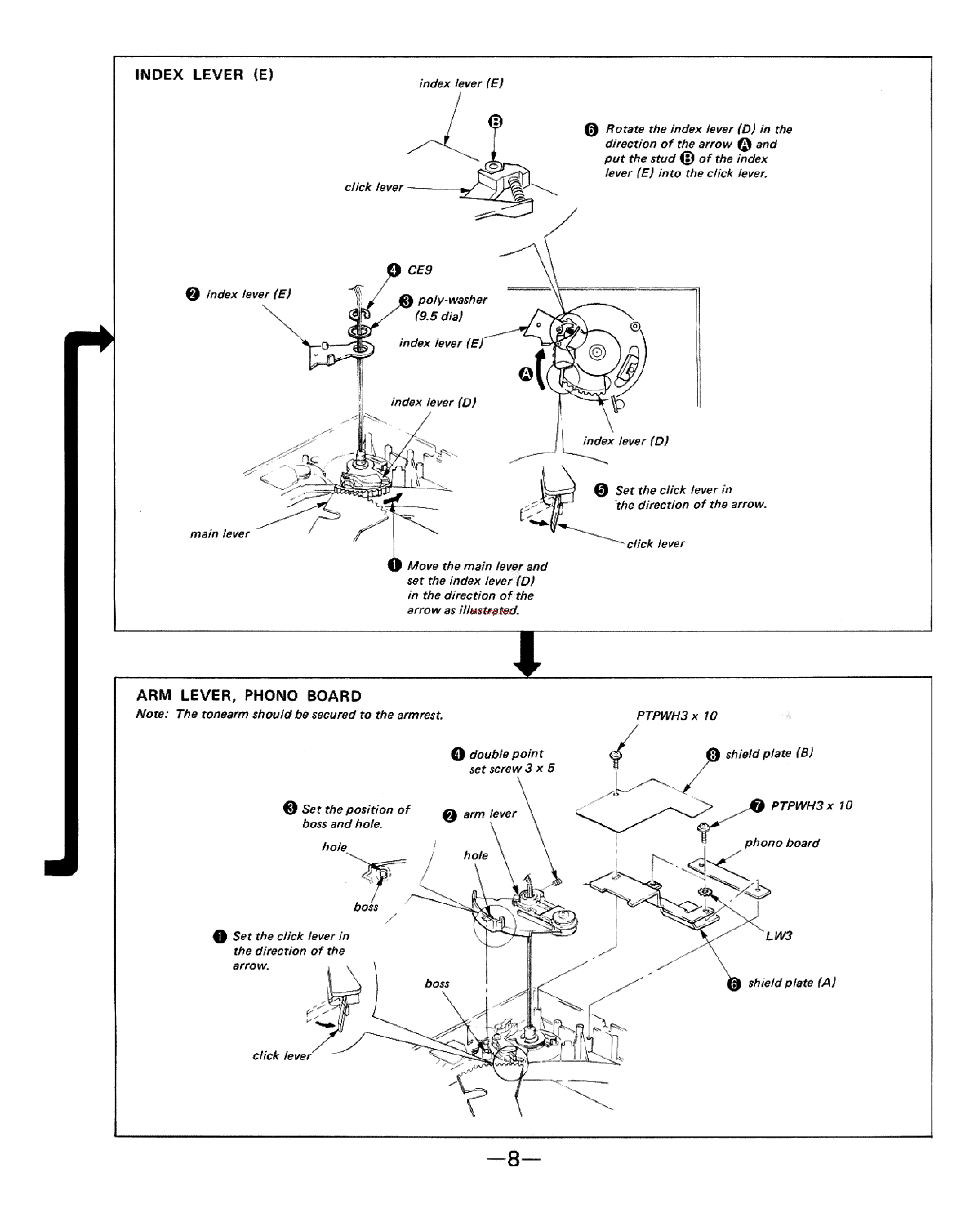 Sony PS-LX330P Service Manual онлайн [9/27] 606780