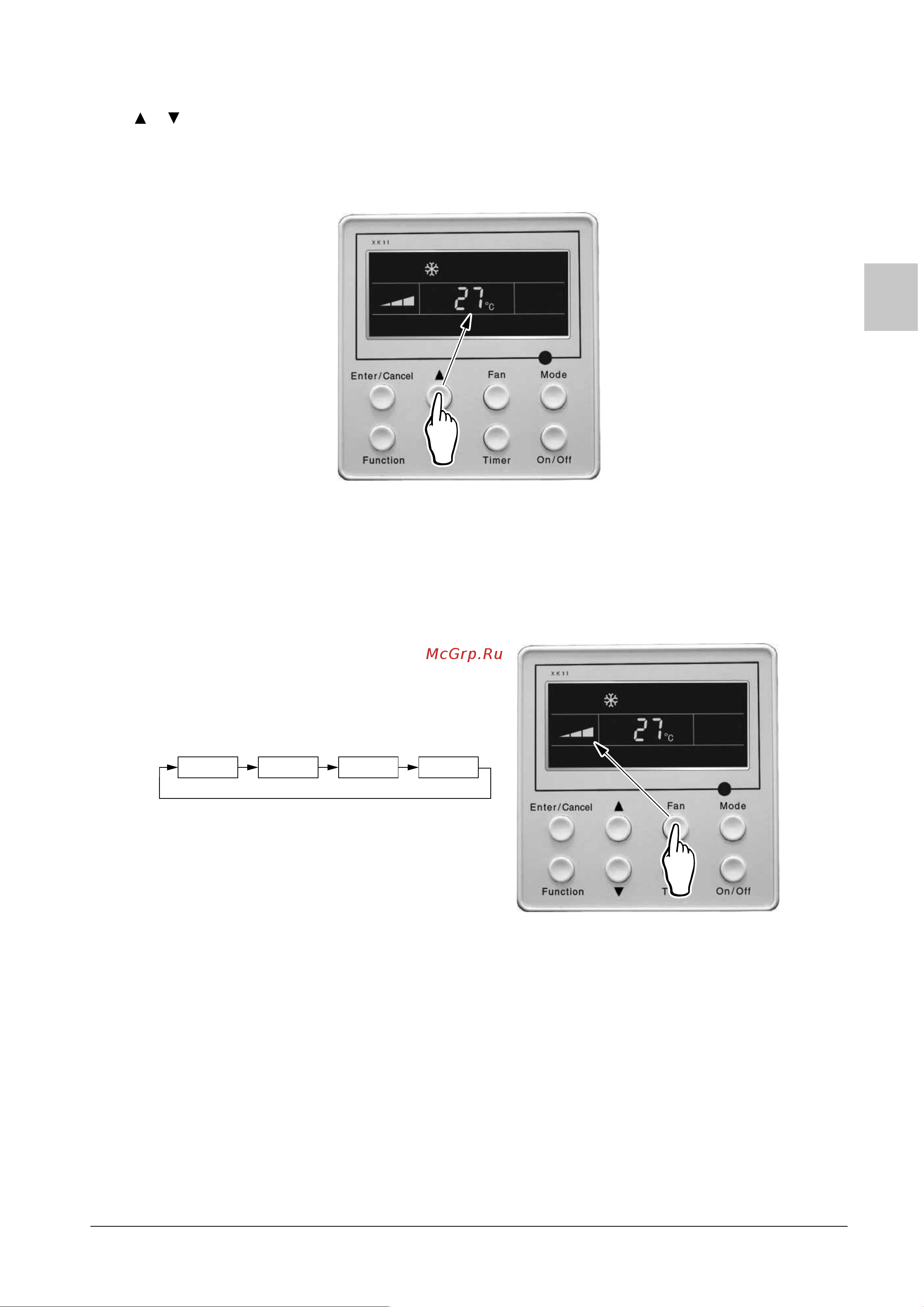 Daikin FDM30PEVLK [13/50] Temperature setting