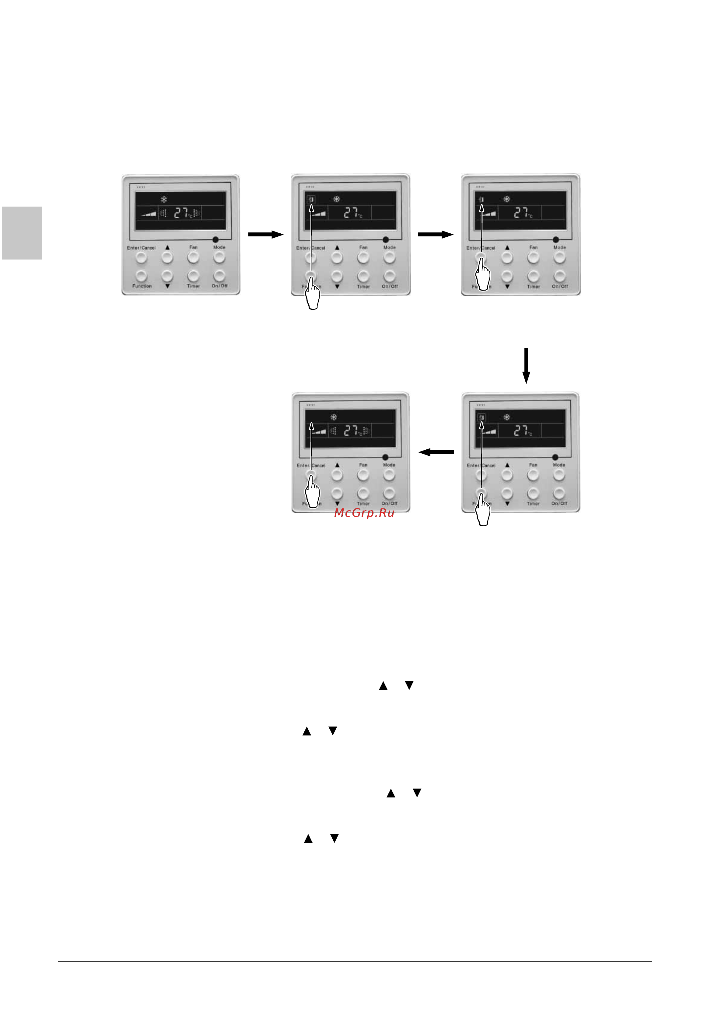 Daikin FDM30PEVLK [14/50] Swing control function