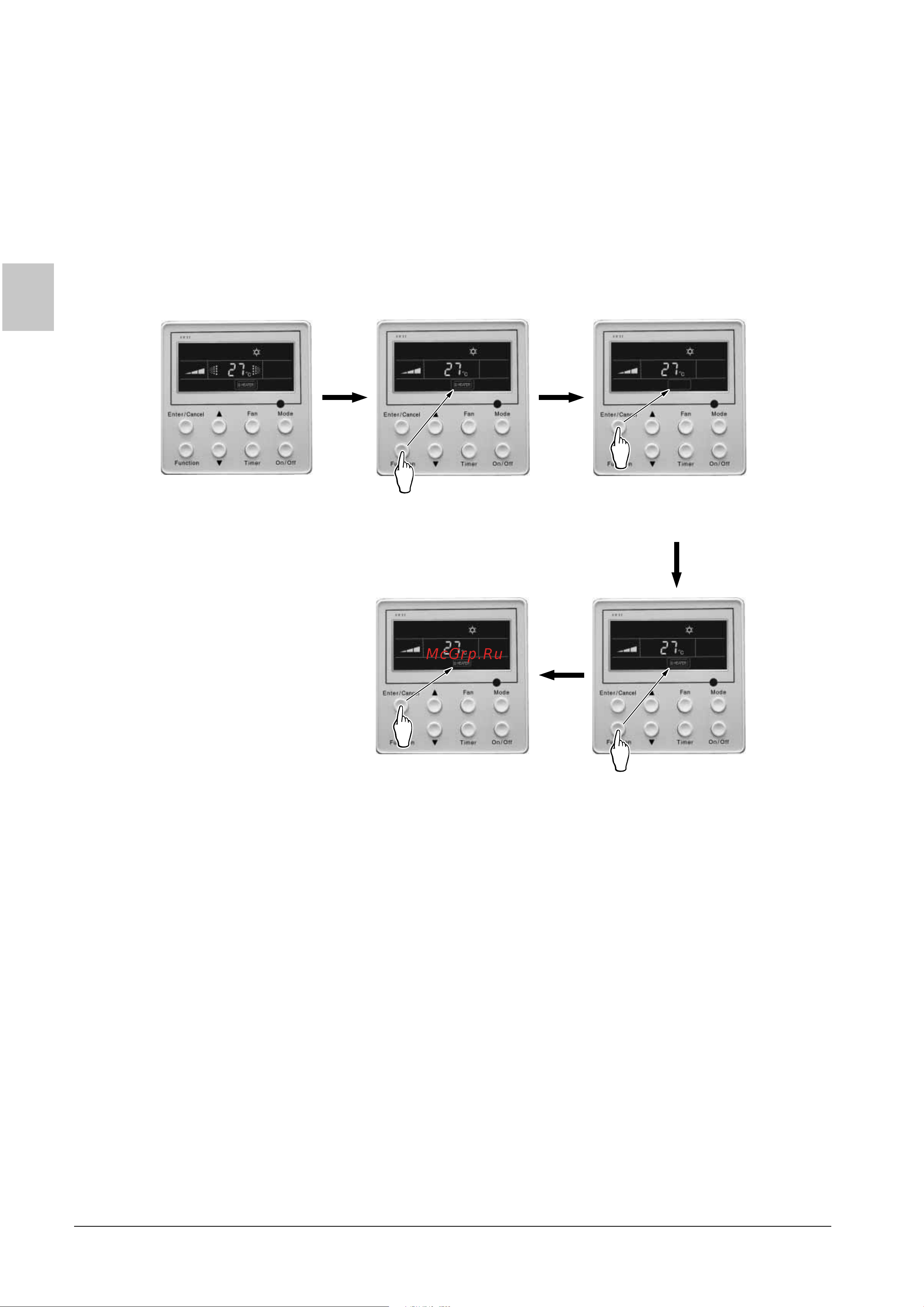 Daikin FDM30PEVLK [20/50] E heater setting
