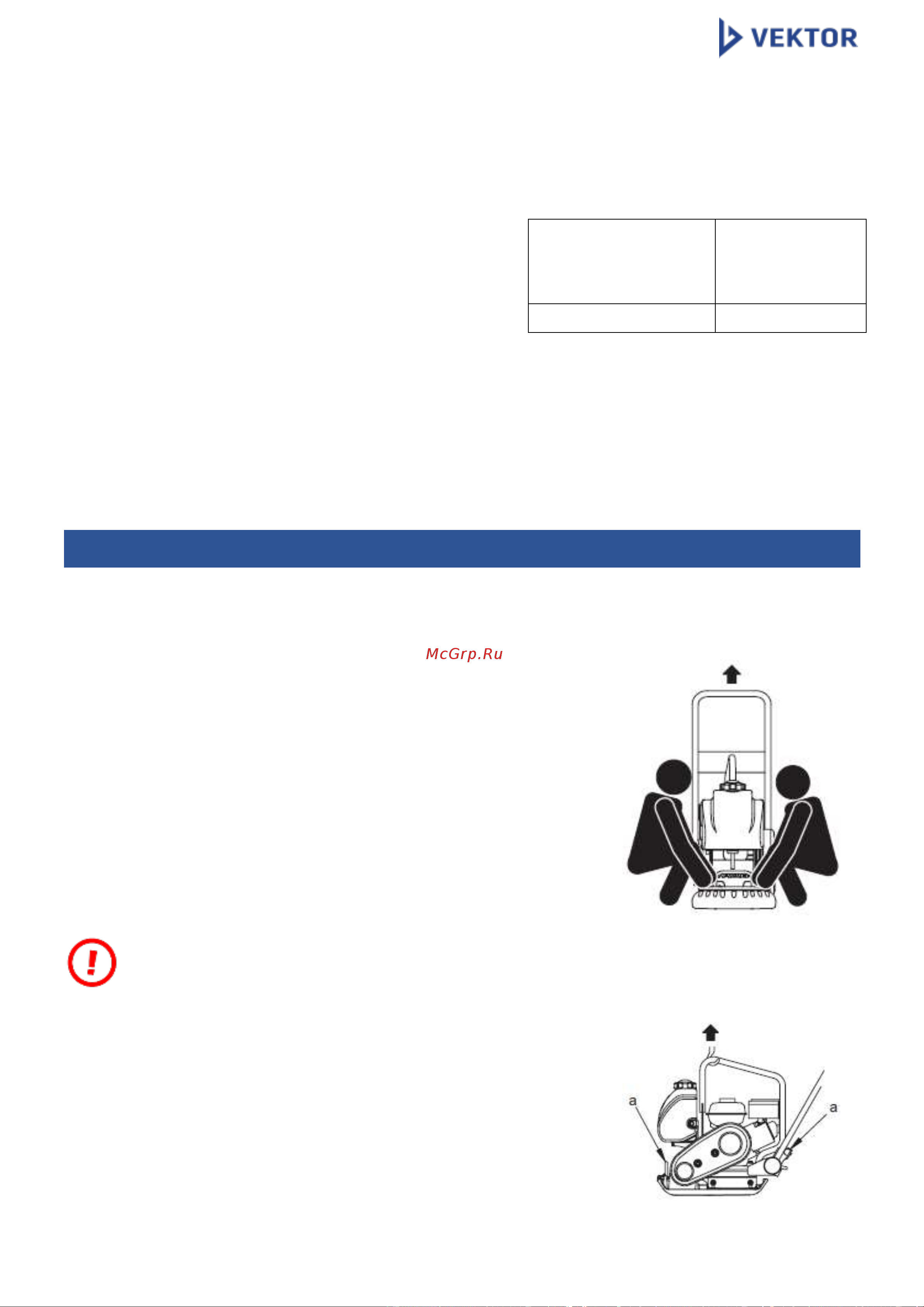Vector VPG-100C [11/24] Хранение и транспортировка
