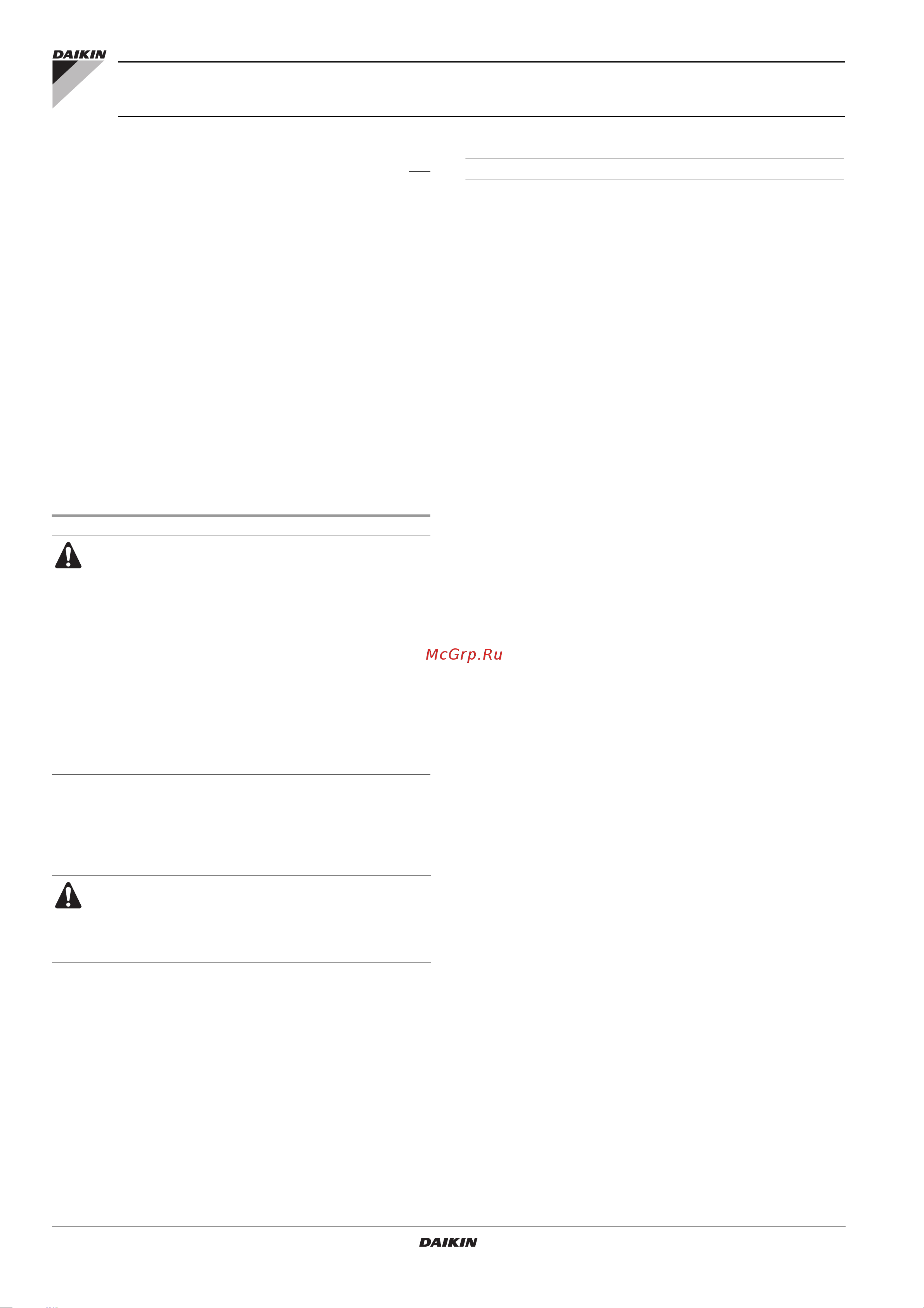 Daikin REQ71B8V3B [4/16] Safety considerations