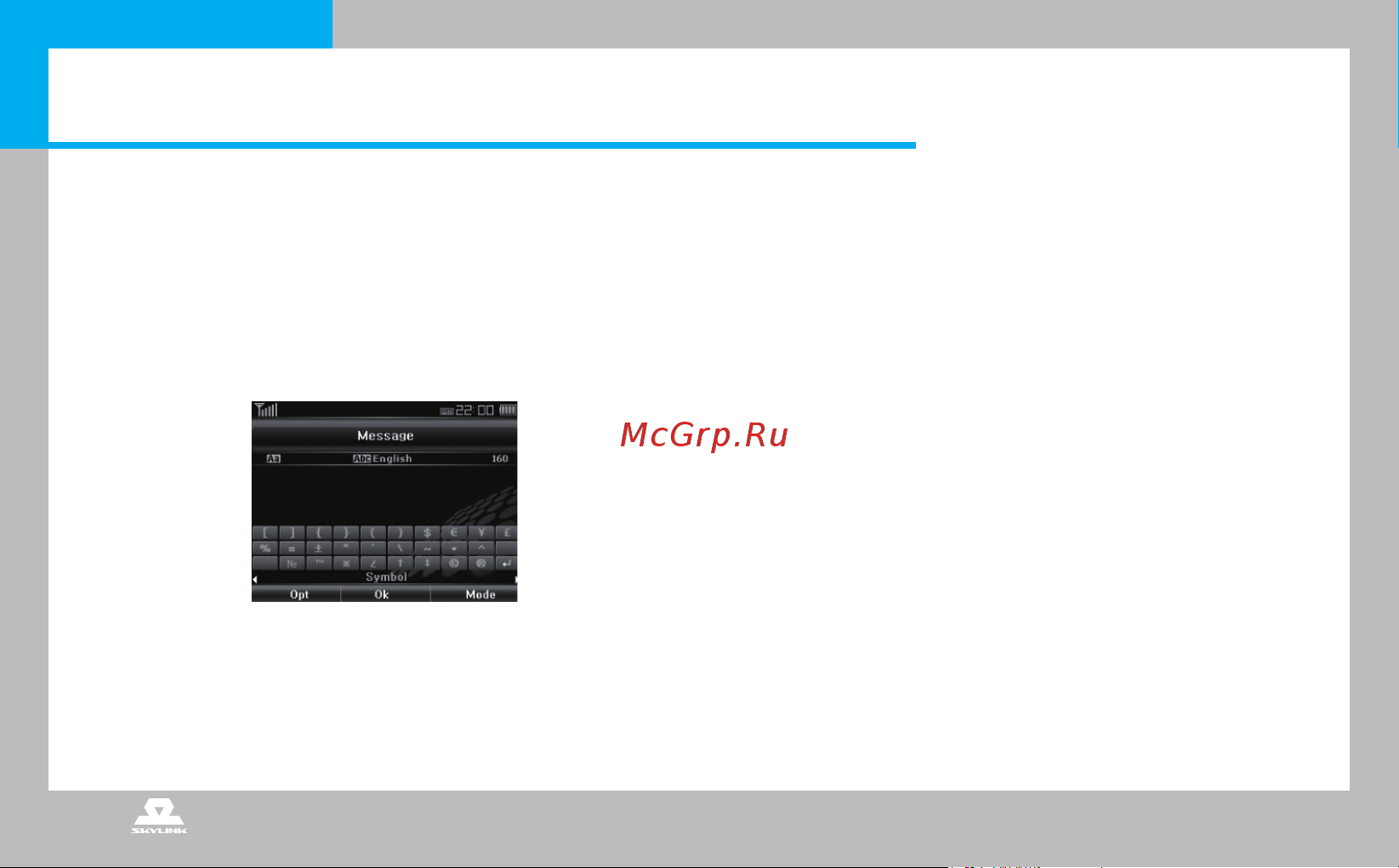 Noname Ubiquam U-800 [34/80] Функции меню