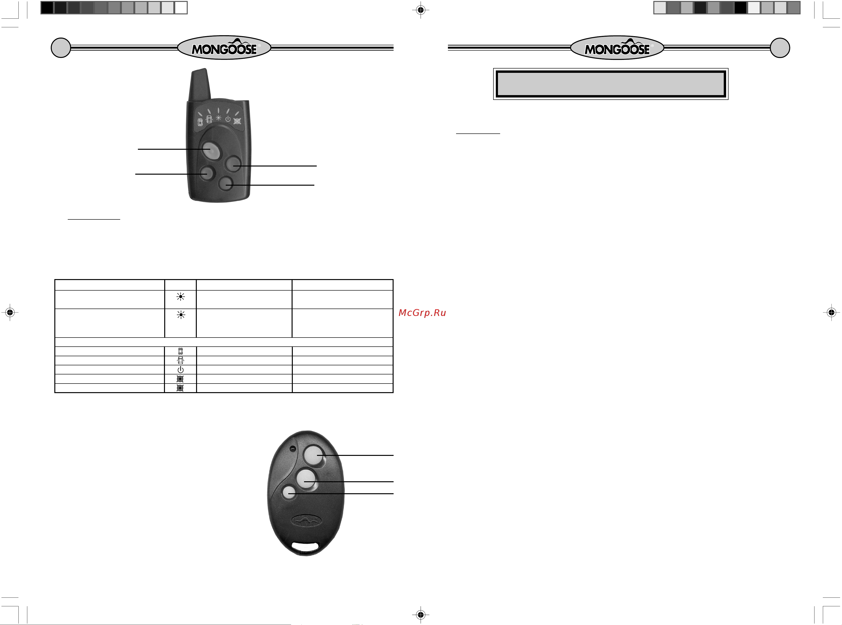 Mongoose Duplex 2.2 [3/11] Эксплуатация и обслуживание