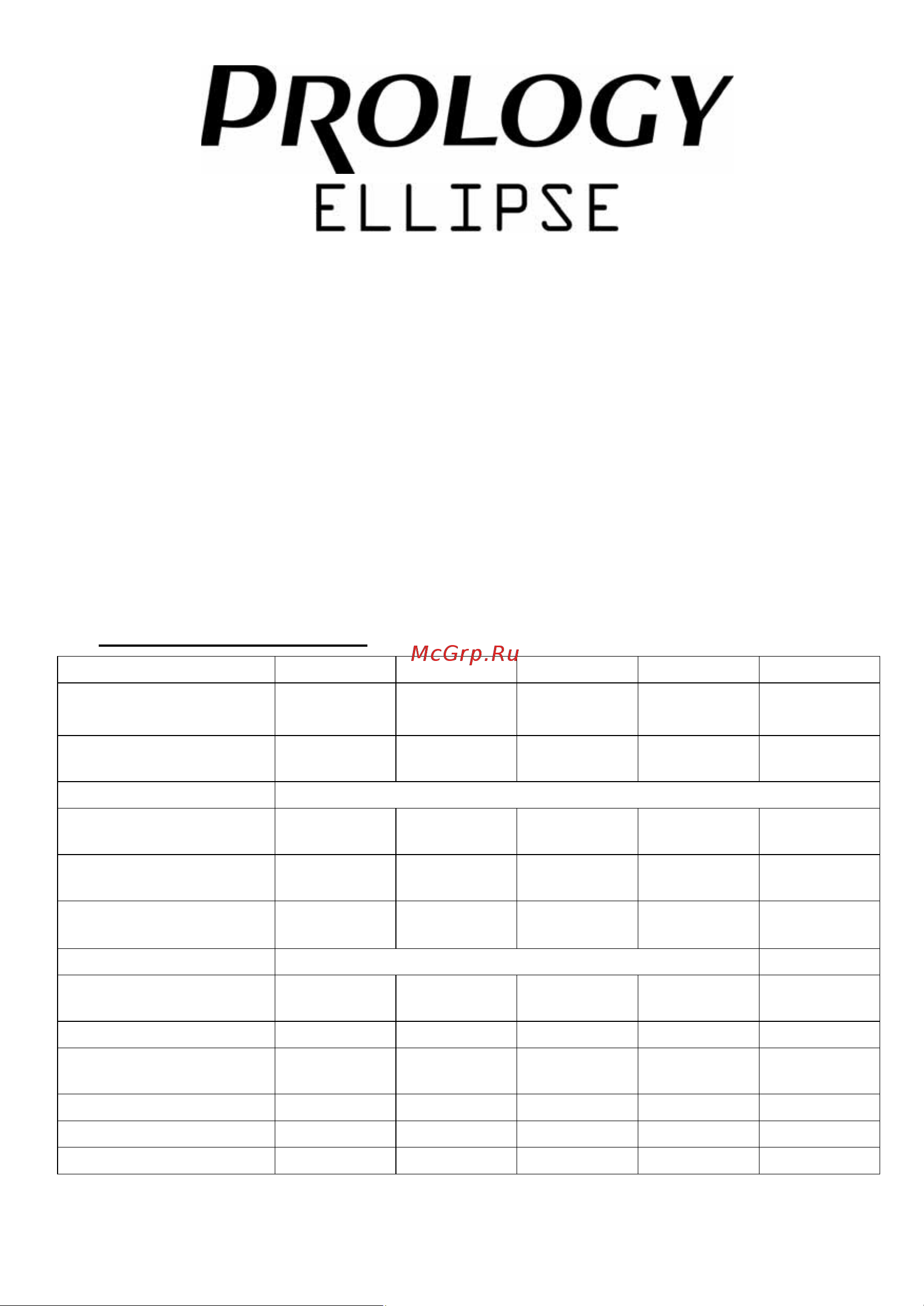 Prology Ellipse ES-693 Инструкция по использованию онлайн