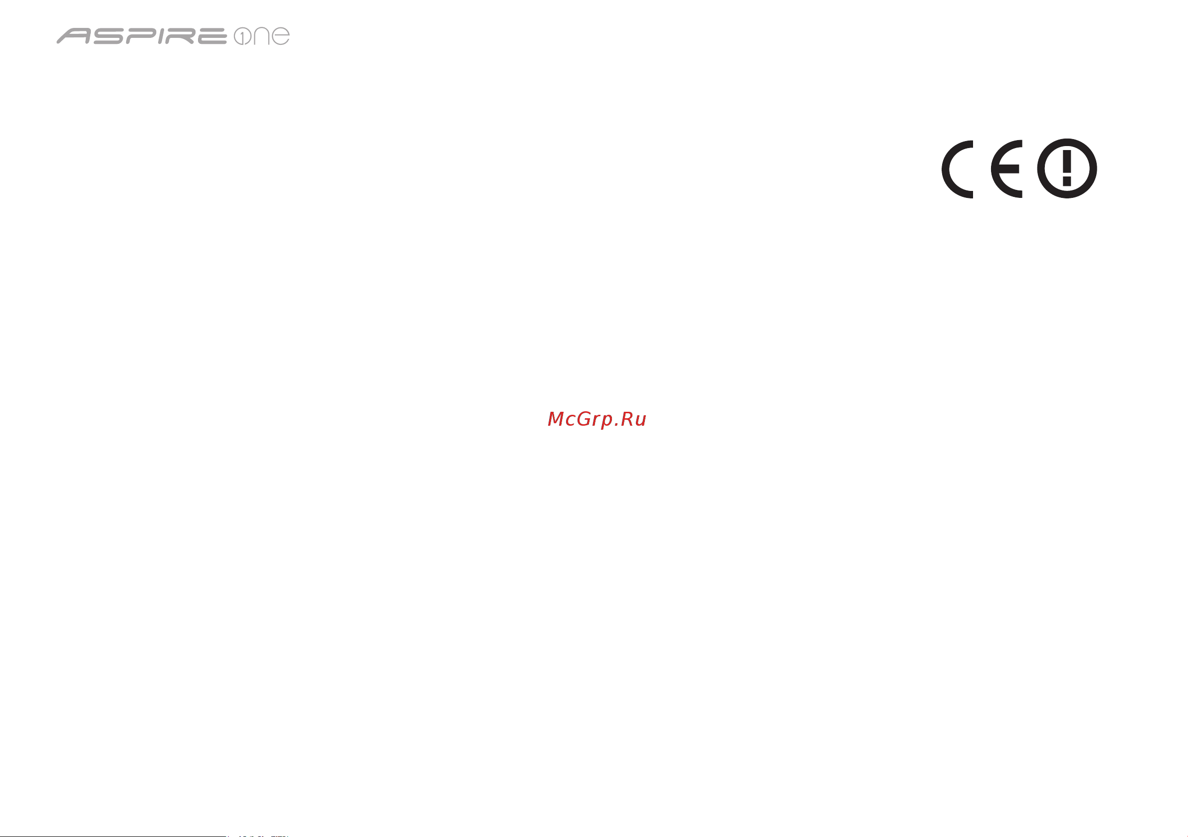 Acer ASPIRE ONE AO521 [114/374] Ce declaration of conformity
