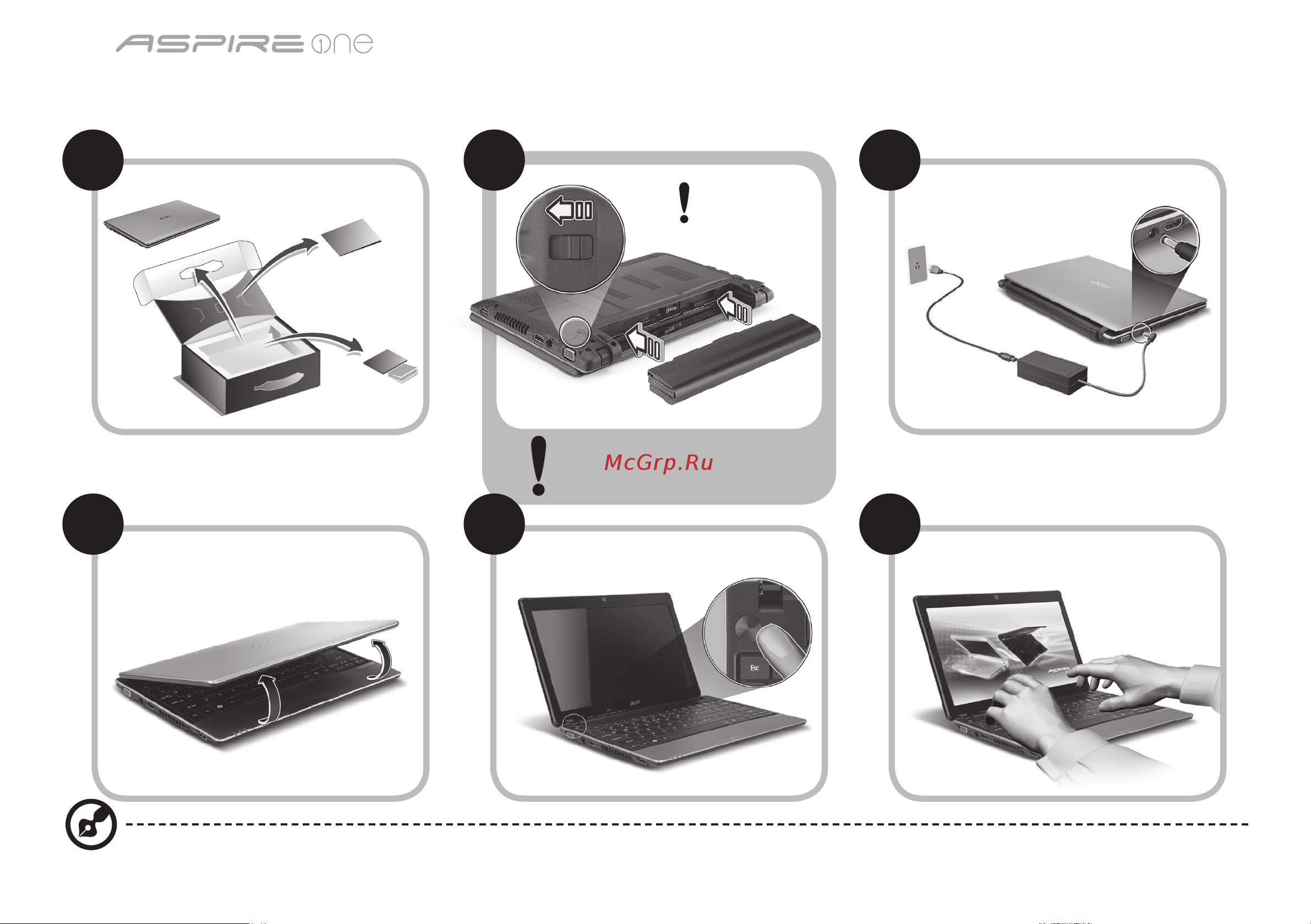Acer ASPIRE ONE AO521 Инструкция по эксплуатации онлайн [368/374] 108179