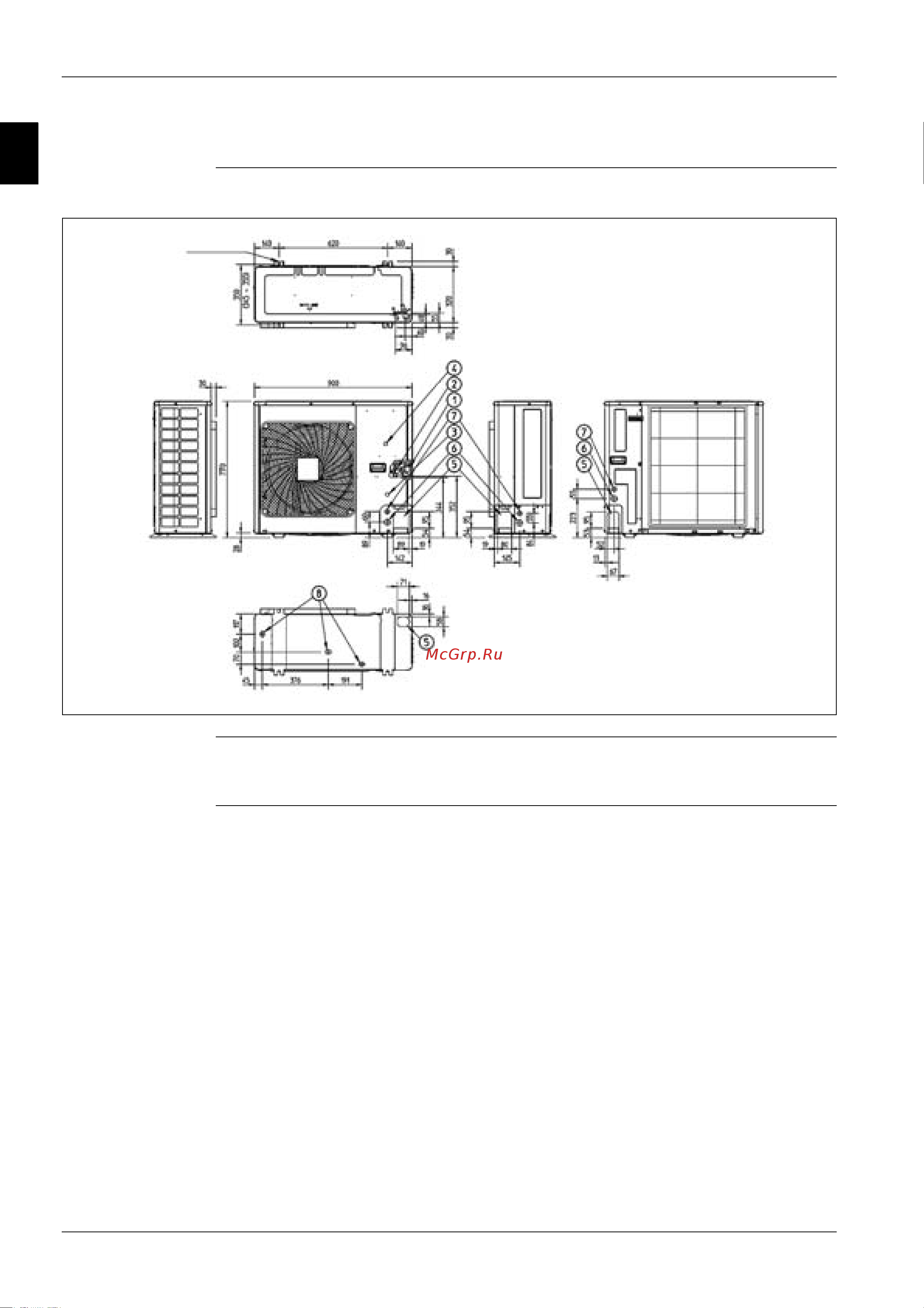 Daikin RZQ140B7W1B [26/326] Rzq71 outlook and dimensions