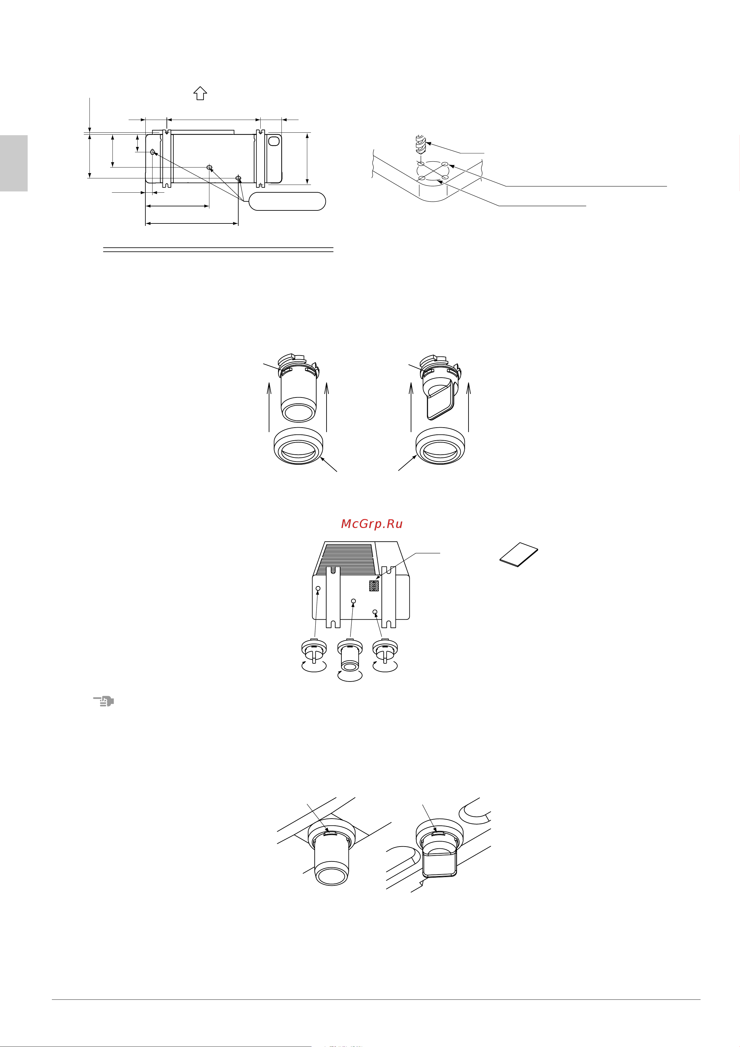 Daikin RZR48MUYMK [12/64] Be sure not to insert them into wrong drain holse or there causes water leakage