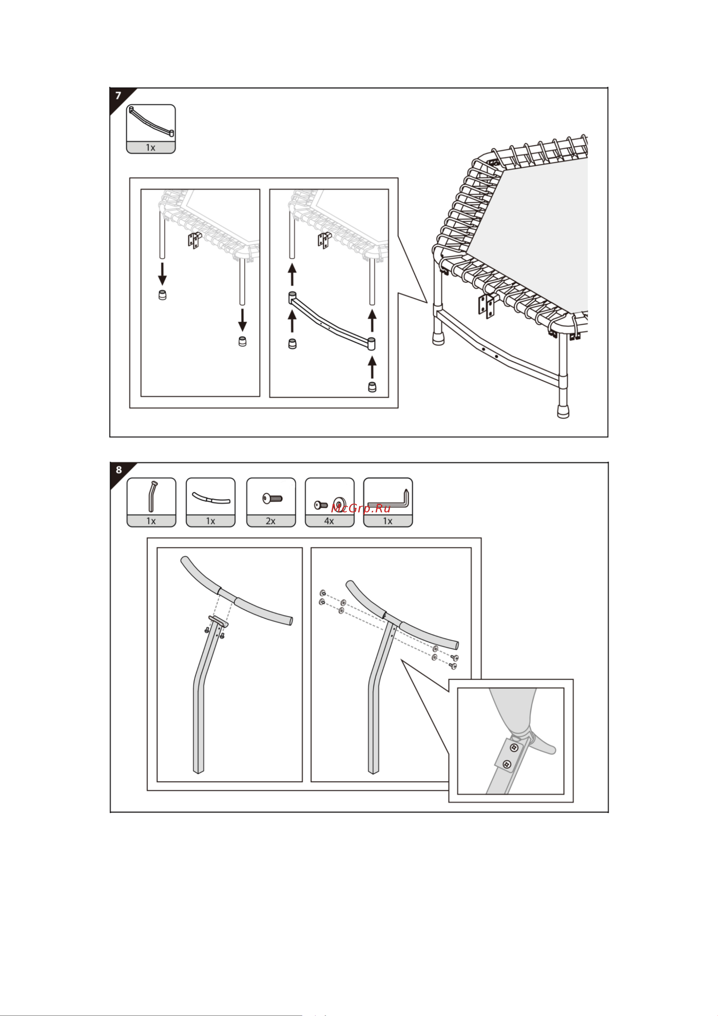 UNIXline FITNESS Orange 130 см TR130FIT Инструкция по эксплуатации онлайн [7/9] 829643