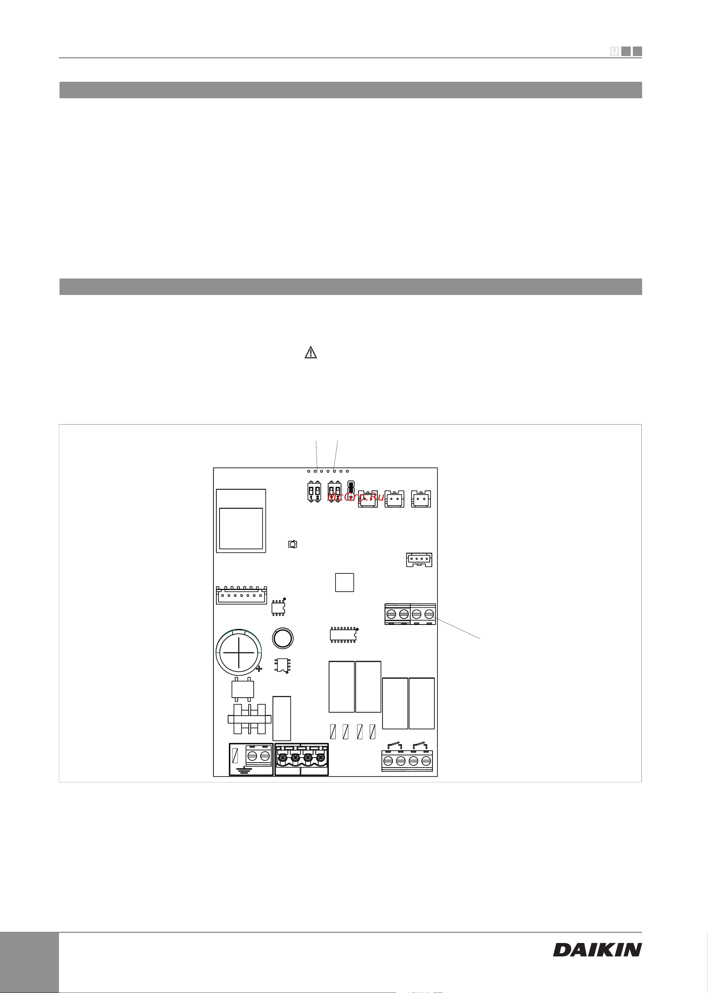 Daikin EKRTCTRL1 [6/24] Cp presence contact input connection only for ekrtctrl1