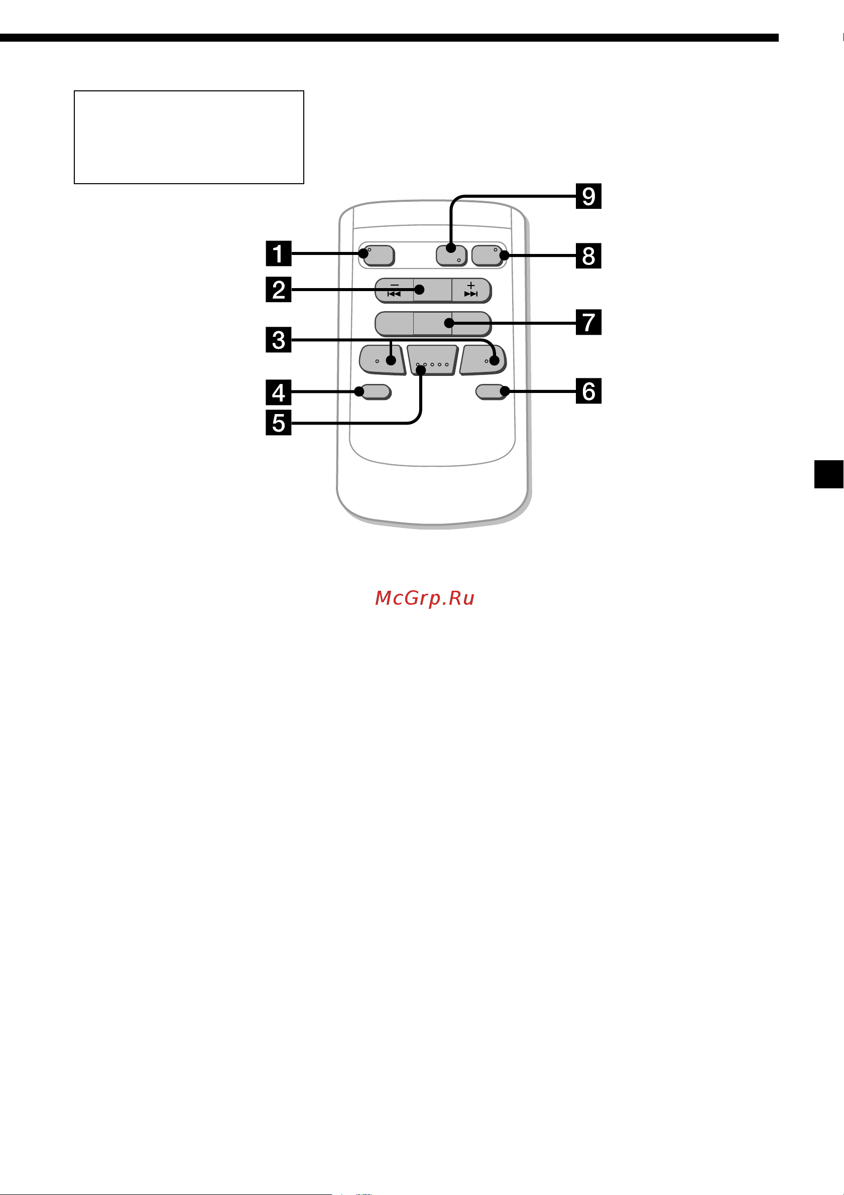 Sony CDX-C5850R [5/64] Als sonderzubehör erhältliche drahtlose fernbedienung rm x47