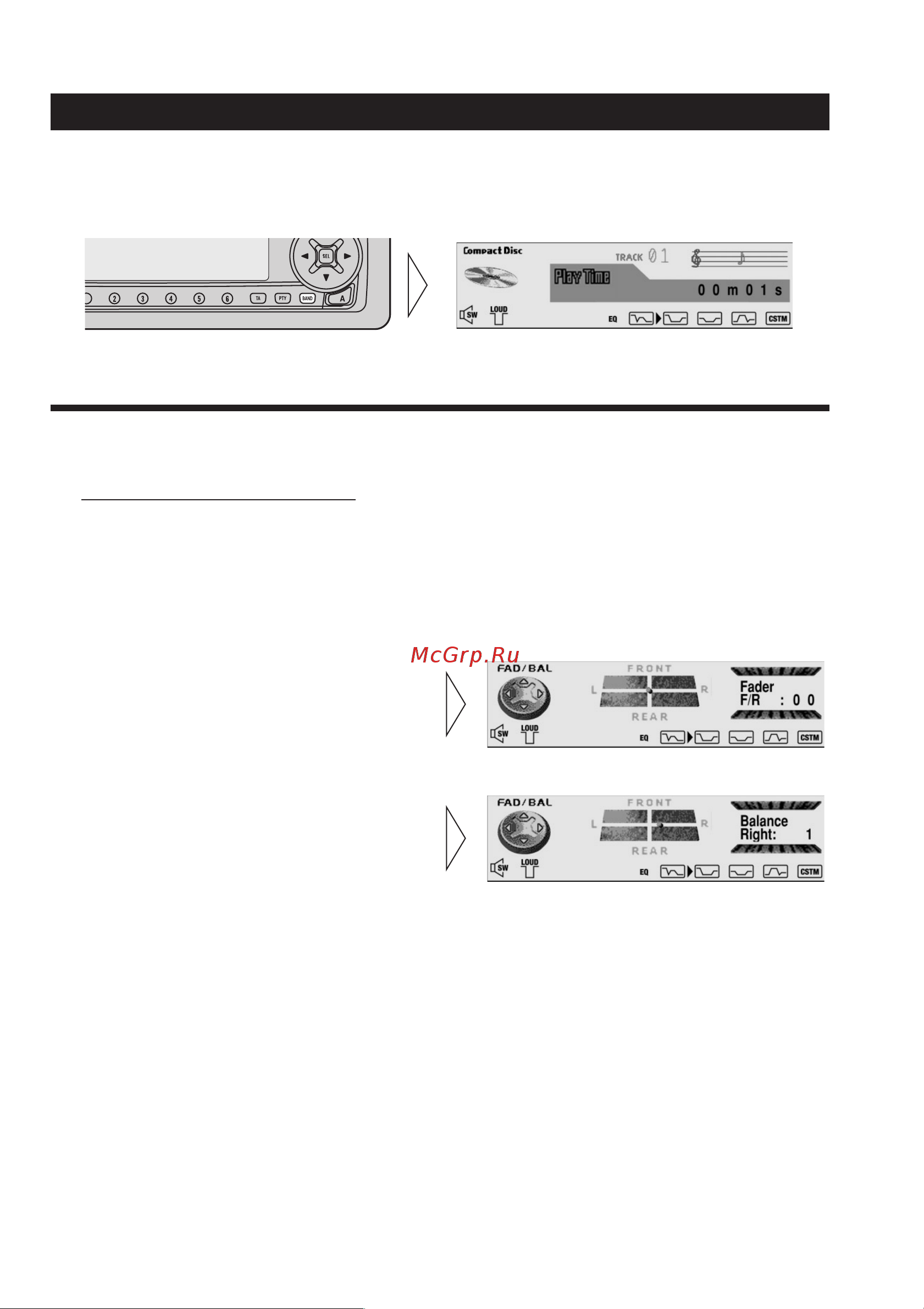 Pioneer DEH-P8000R [57/84] Функции меню настроек звучания
