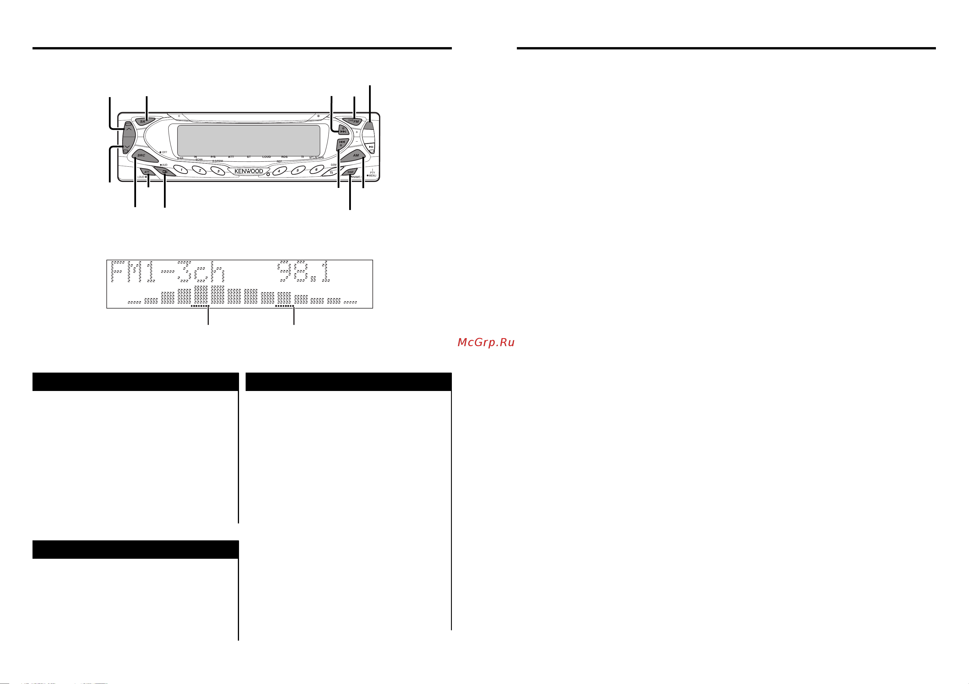 Kenwood X838 [6/20] Возможные неисправности