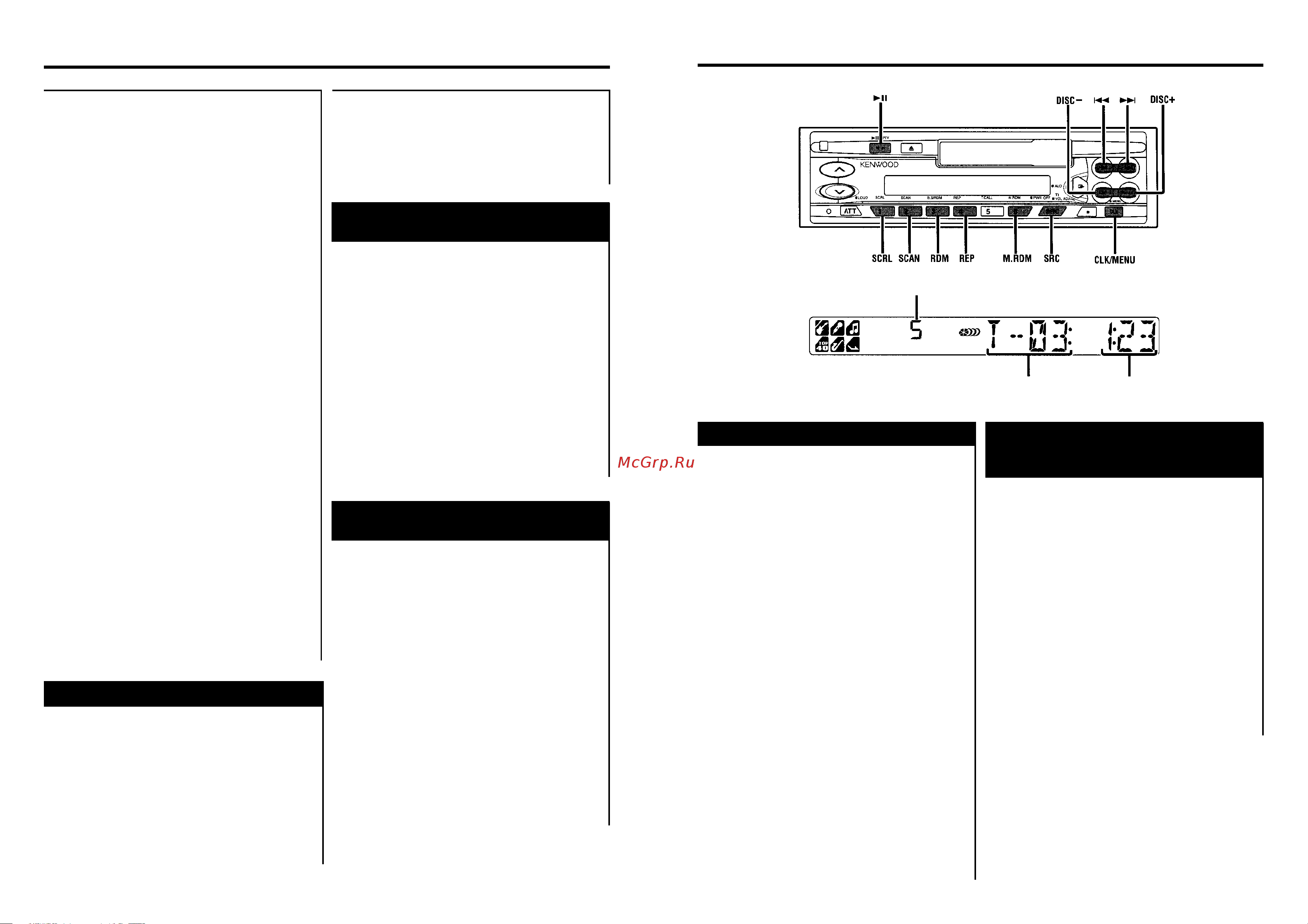 Kenwood KRC-35R [15/18] Установки меню функции управления внешним диском