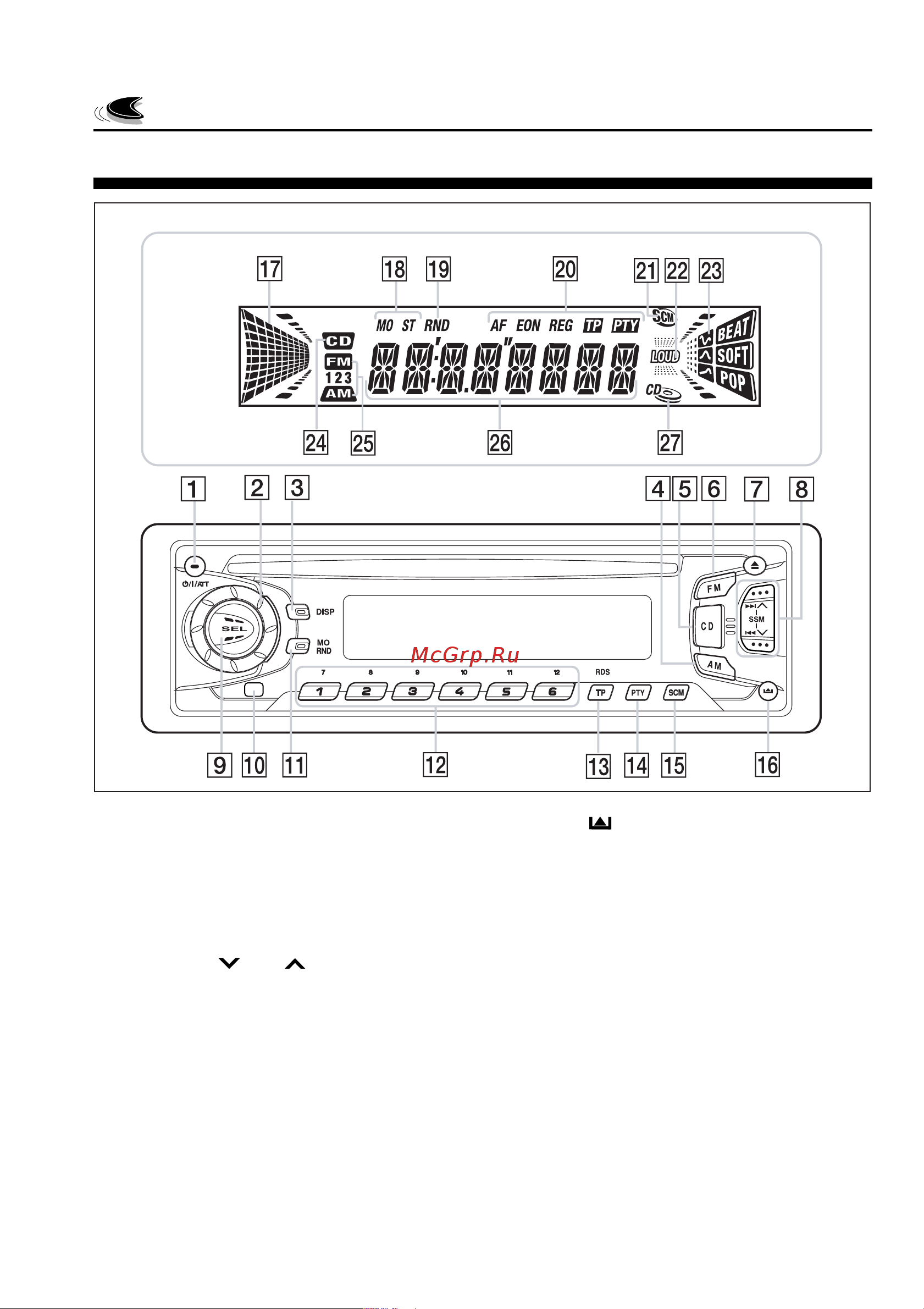 JVC KD-S713R [4/32] Окно дисплея