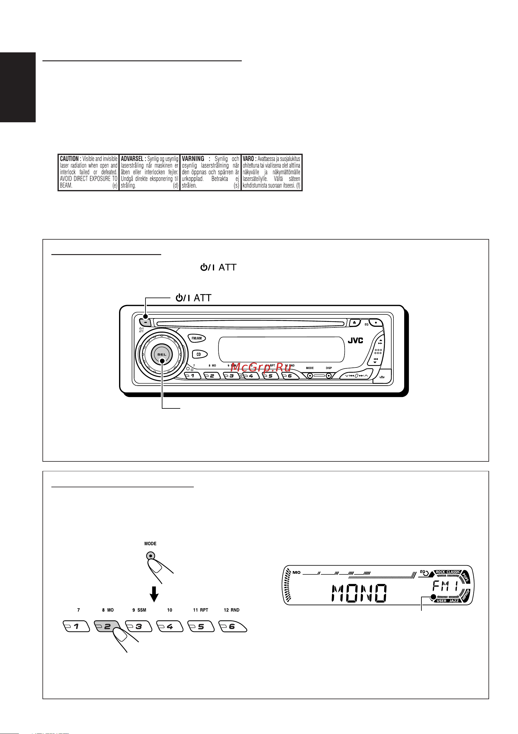 JVC KD-G207 [2/42] English