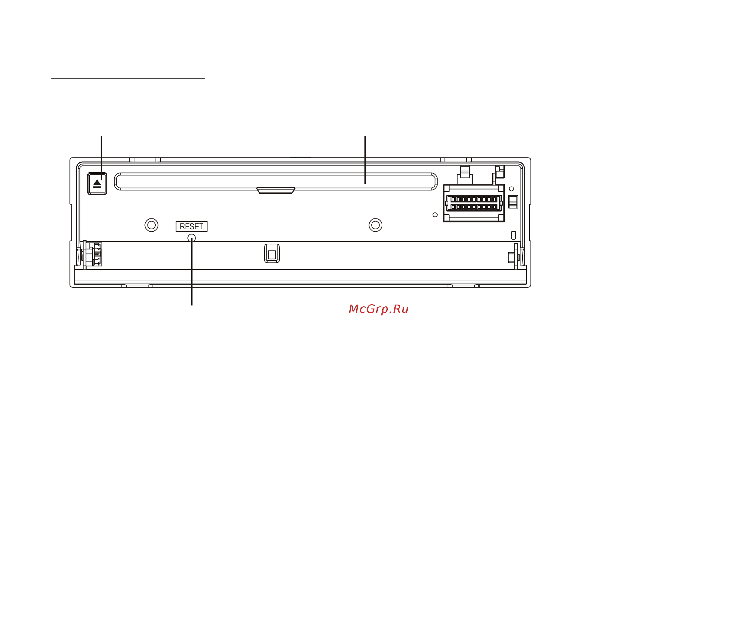 HYUNDAI ELECTRONICS H-CDM8042 [11/54] Back of the front panel