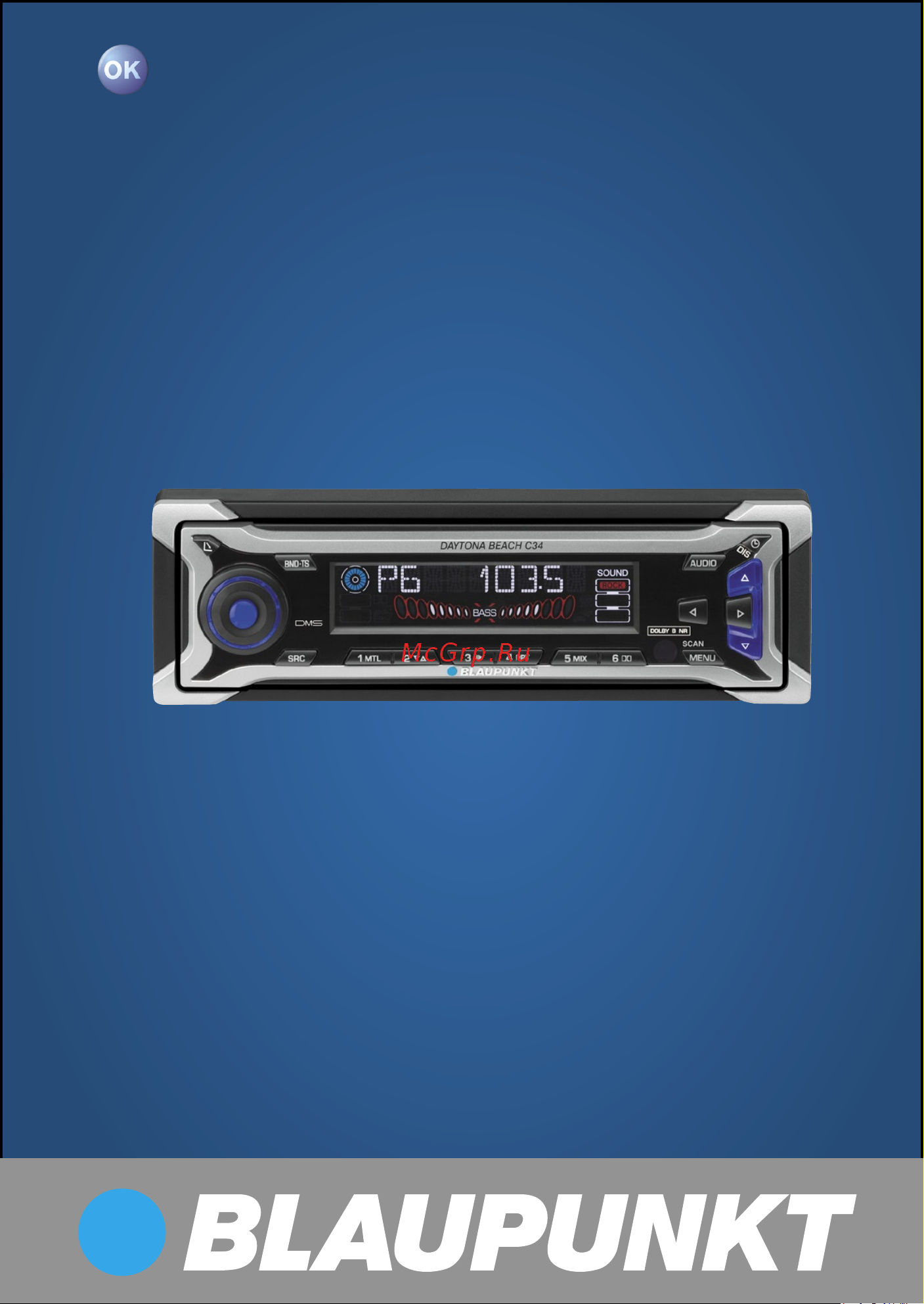 Blaupunkt Daytona Beach C34 Руководство пользователя онлайн