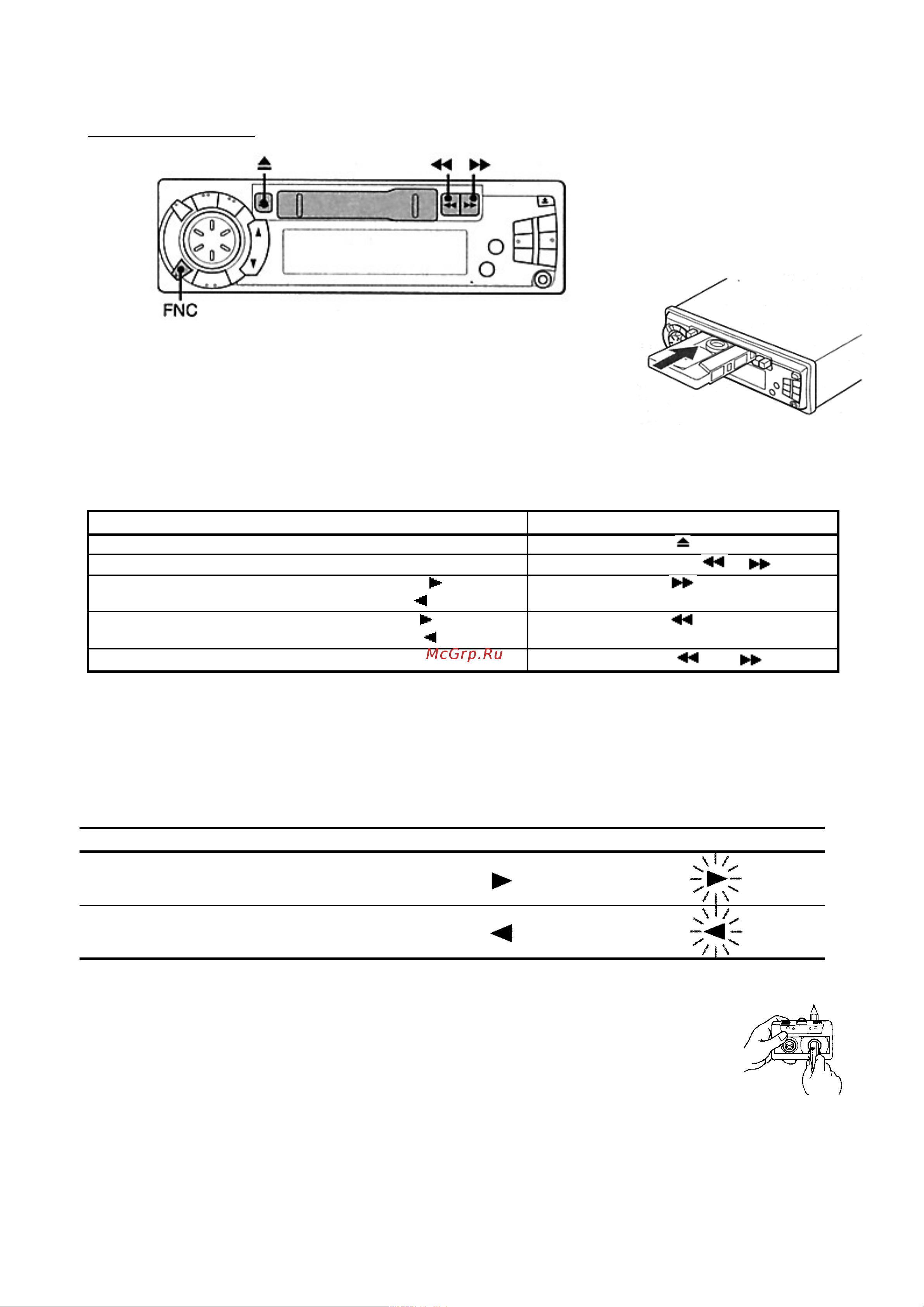 Aiwa CT-X311 YZ [10/13] Воспроизведение перемотка