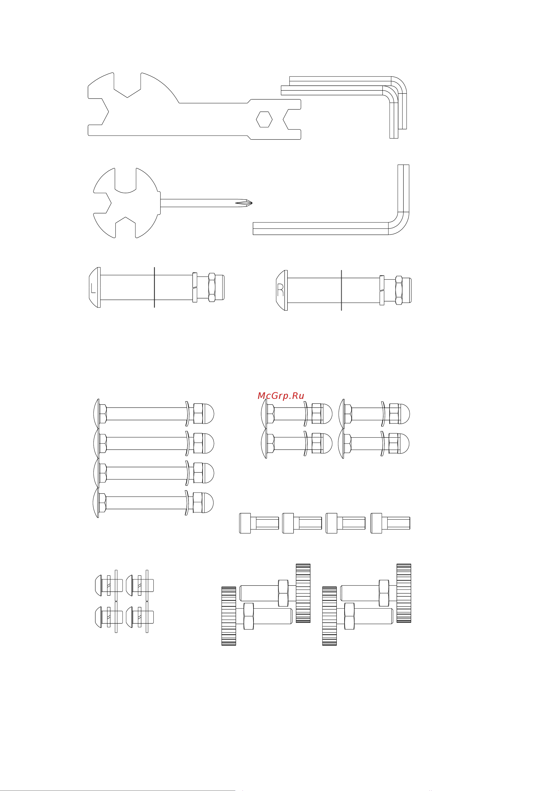 Unixfit SL-430 [6/19] 62 шестигранный винт m8x15 4шт 62 шестигранный винт m8x15 4шт 54 пружинная шайба ф8 4шт 90 ножная подкладка ф38xm10 4шт 55 плоская шайба ф8xф20x1
