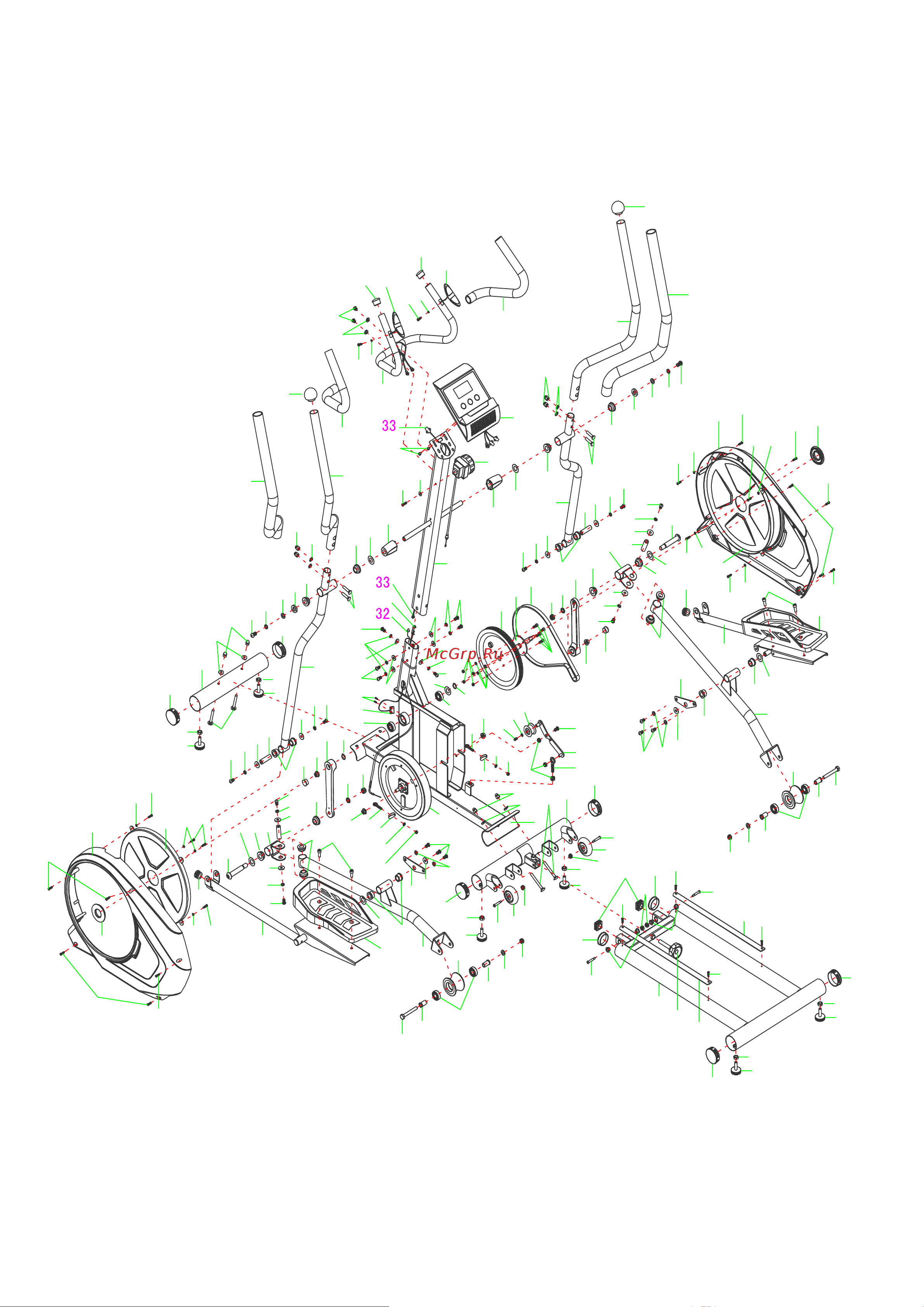 Unixfit SL-430 [7/19] Схема деталей