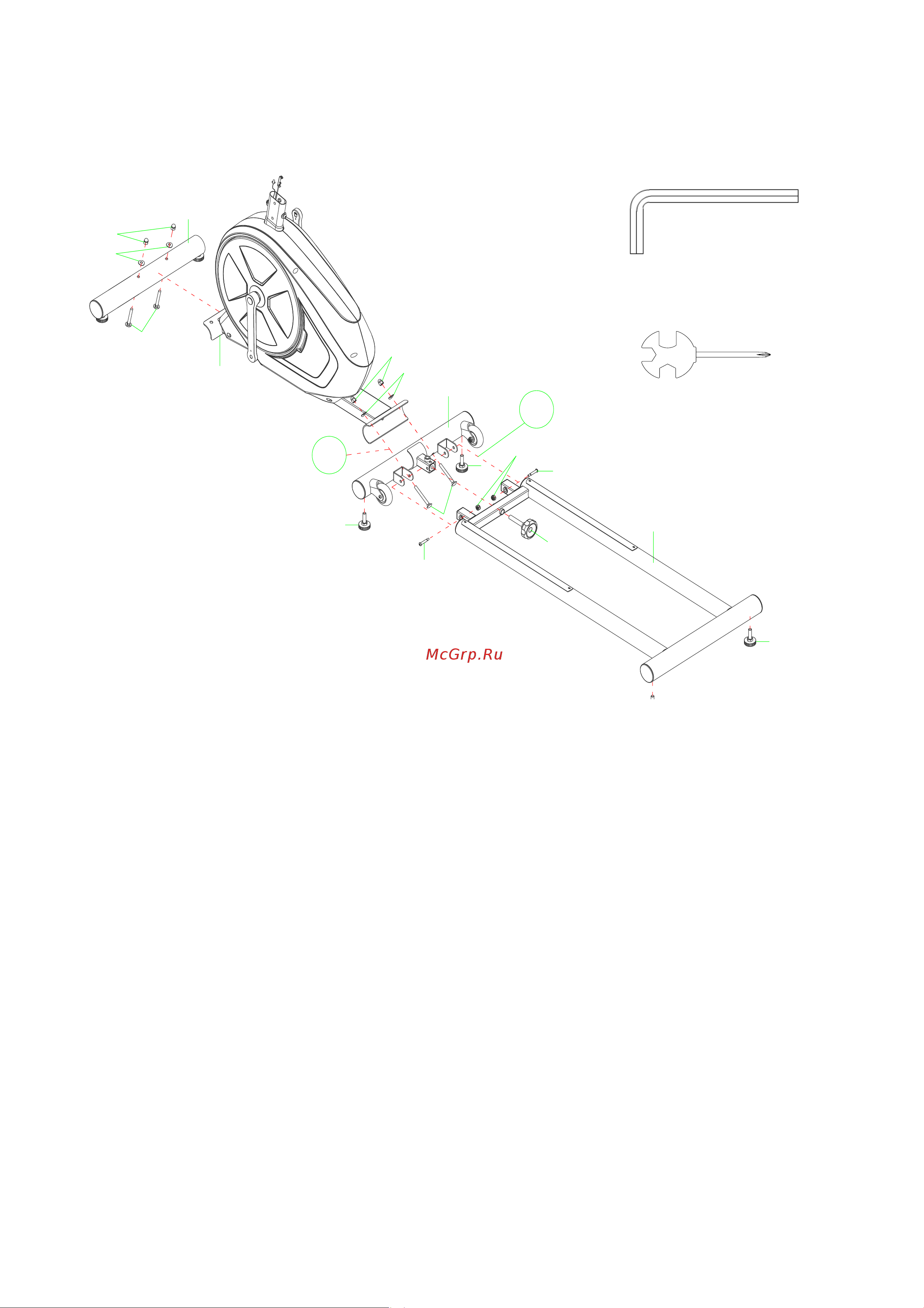Unixfit SL-430 [8/19] Инструкция по сборке