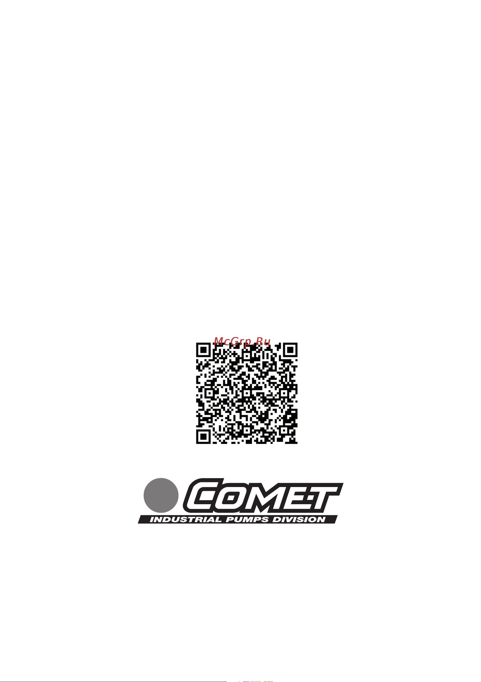 Comet MTP LW-K 13/170 TS VA Инструкция по эксплуатации онлайн [104/104] 607396