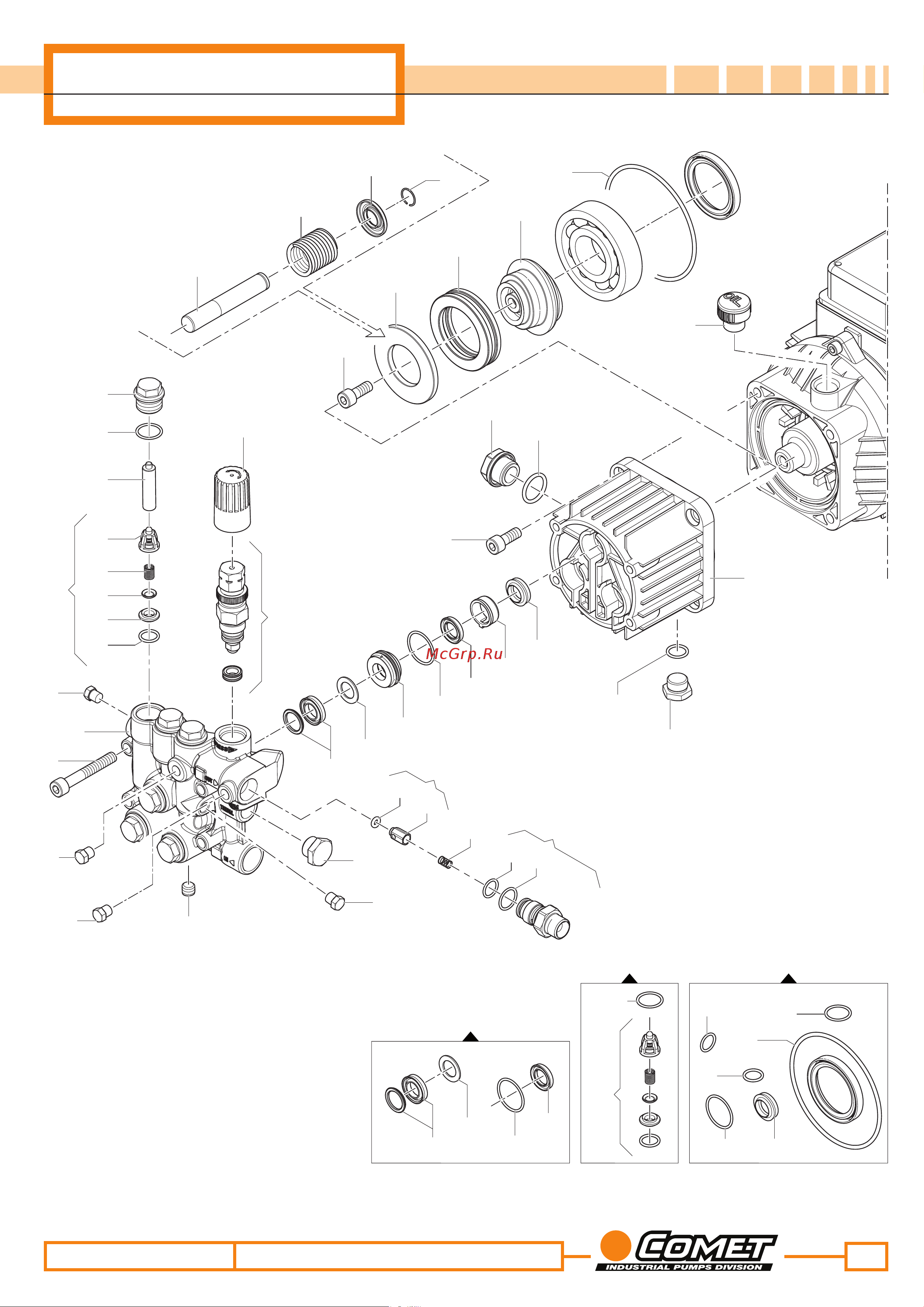 Comet MTP AX 6/70 (380 В) Деталировка онлайн