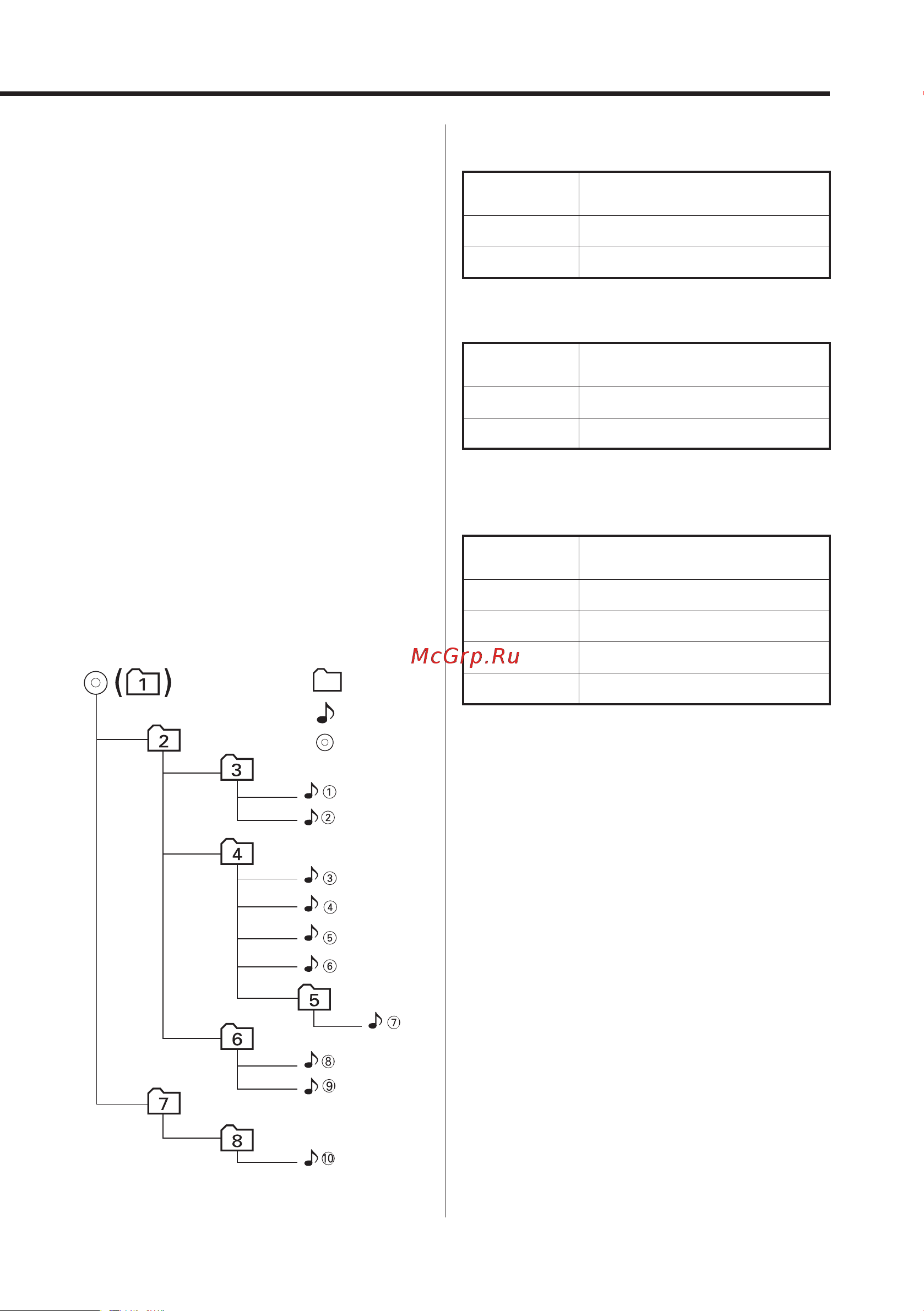 Kenwood KDC-7027 [7/46] Порядок проигрывания mp3 wmar