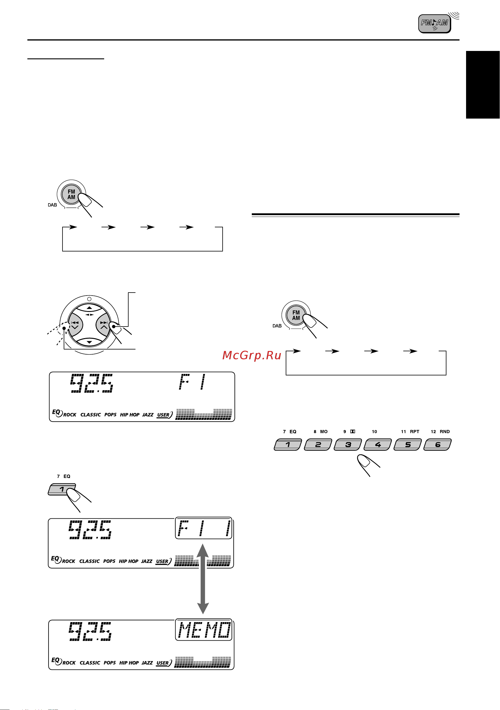 JVC KS-FX930R [11/86] Tuning in to a preset station
