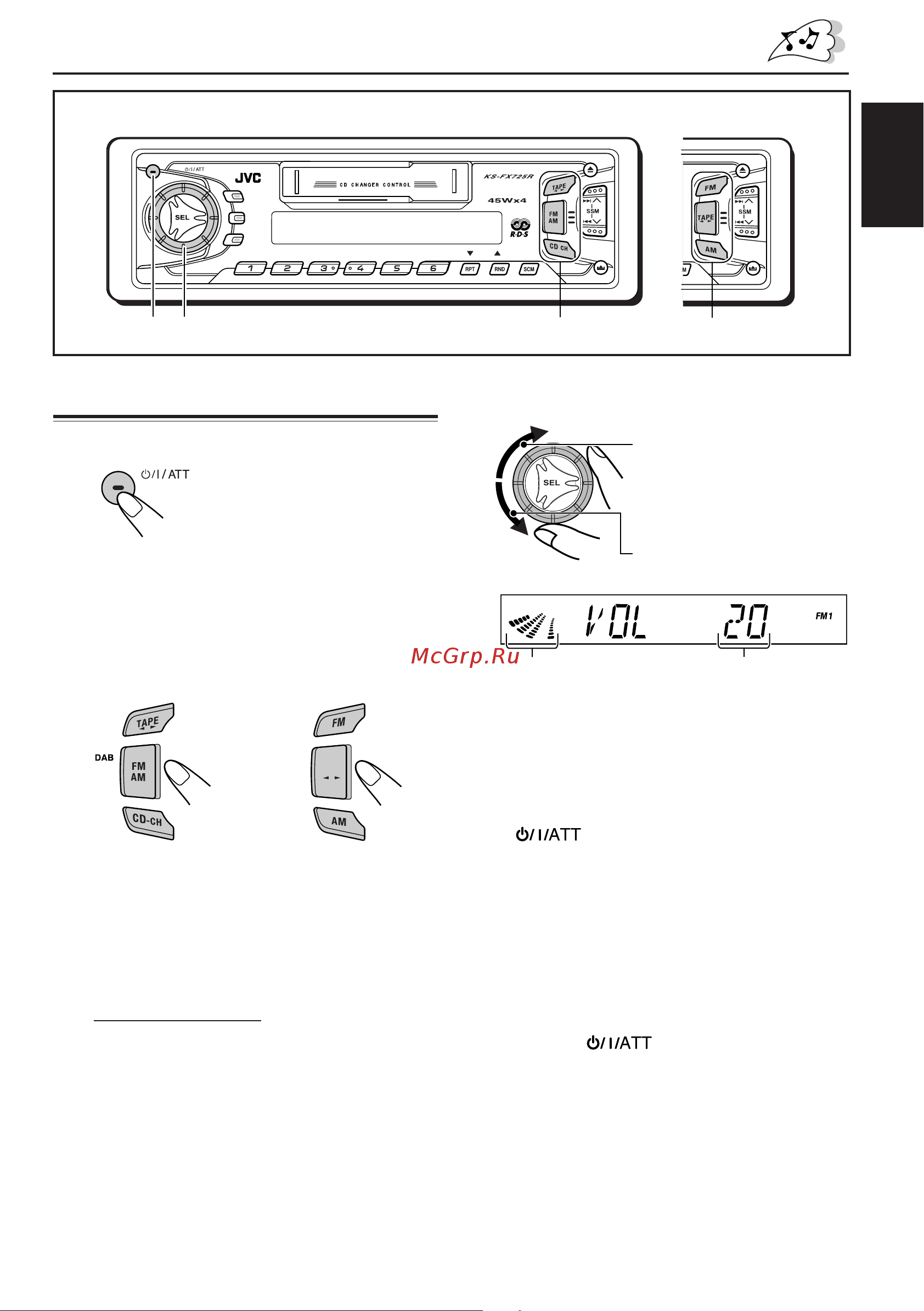 JVC KS-FX725R [5/74] Basic operations