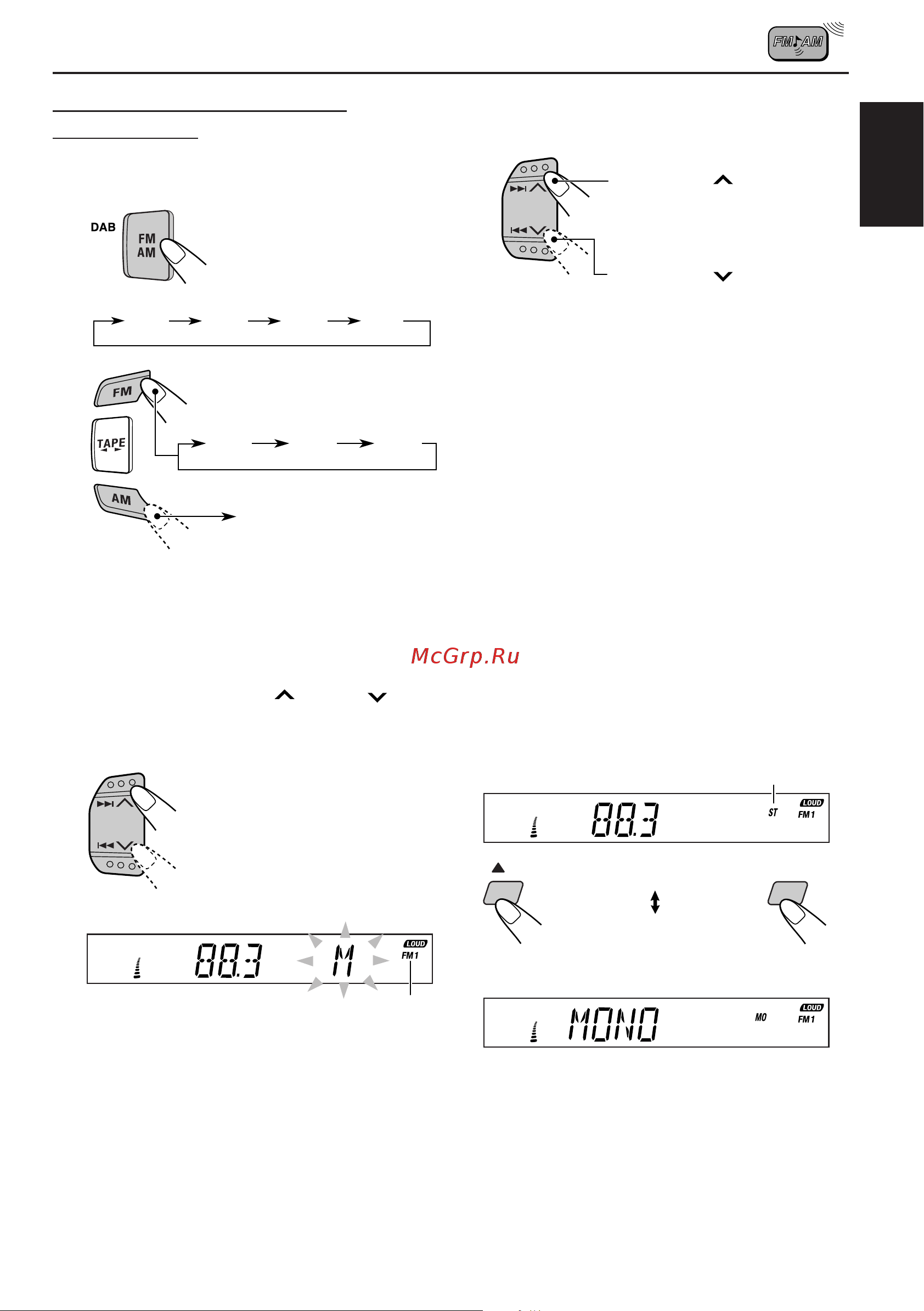 JVC KS-FX725R [7/74] Searching a station manually manual search