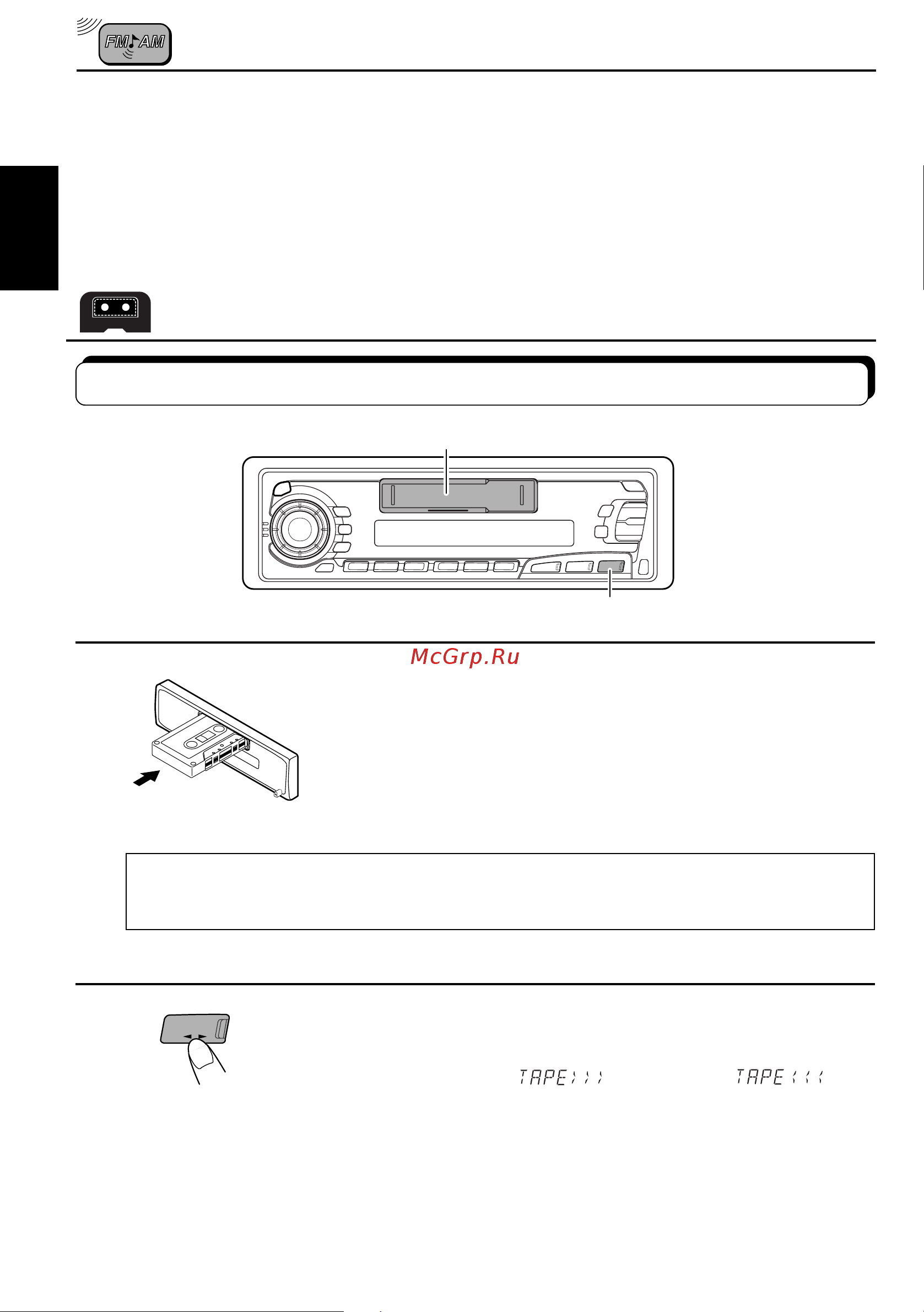 JVC KS-F500 [8/24] Tape operations