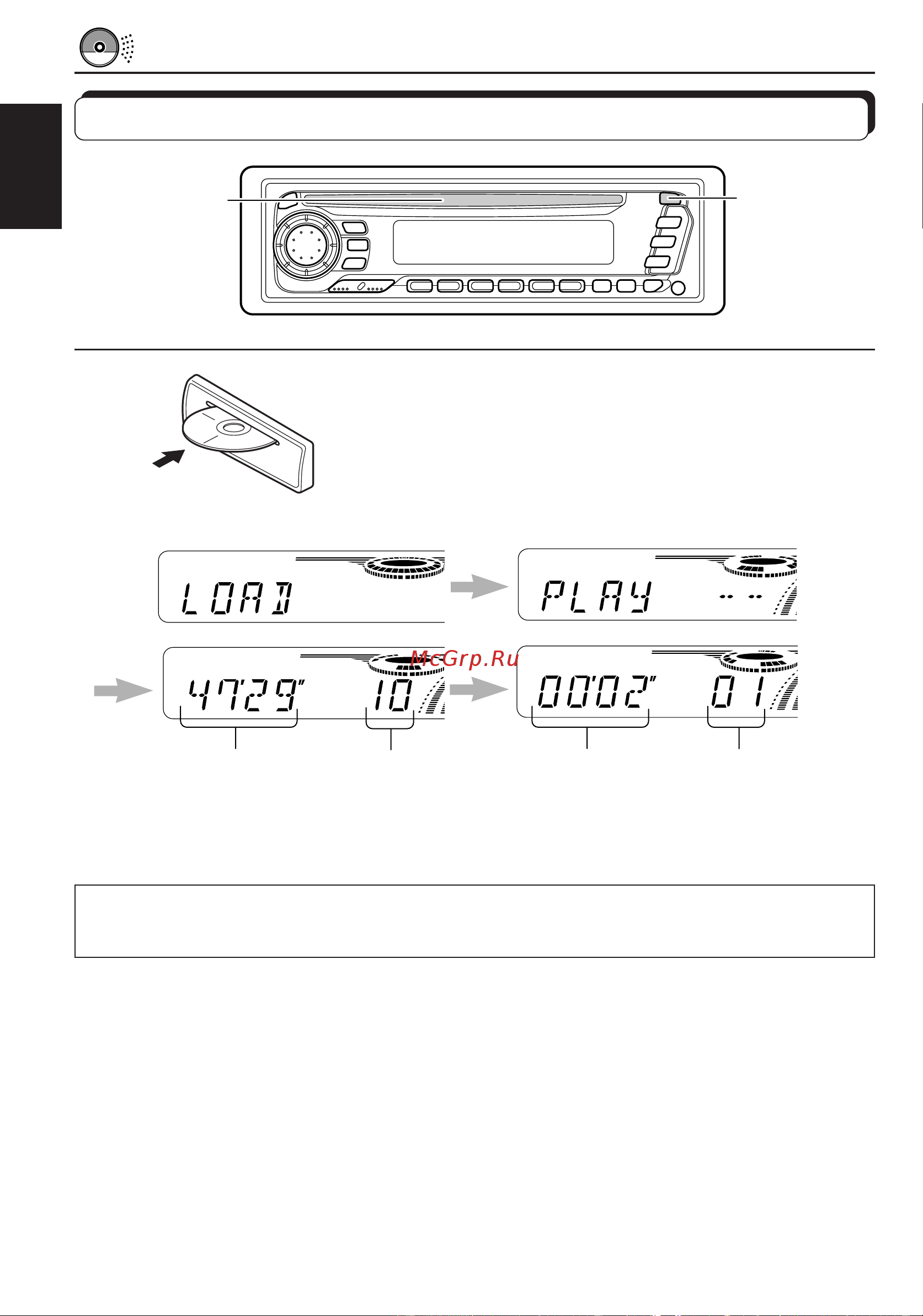 JVC KD-SX855R [18/38] Cd operations