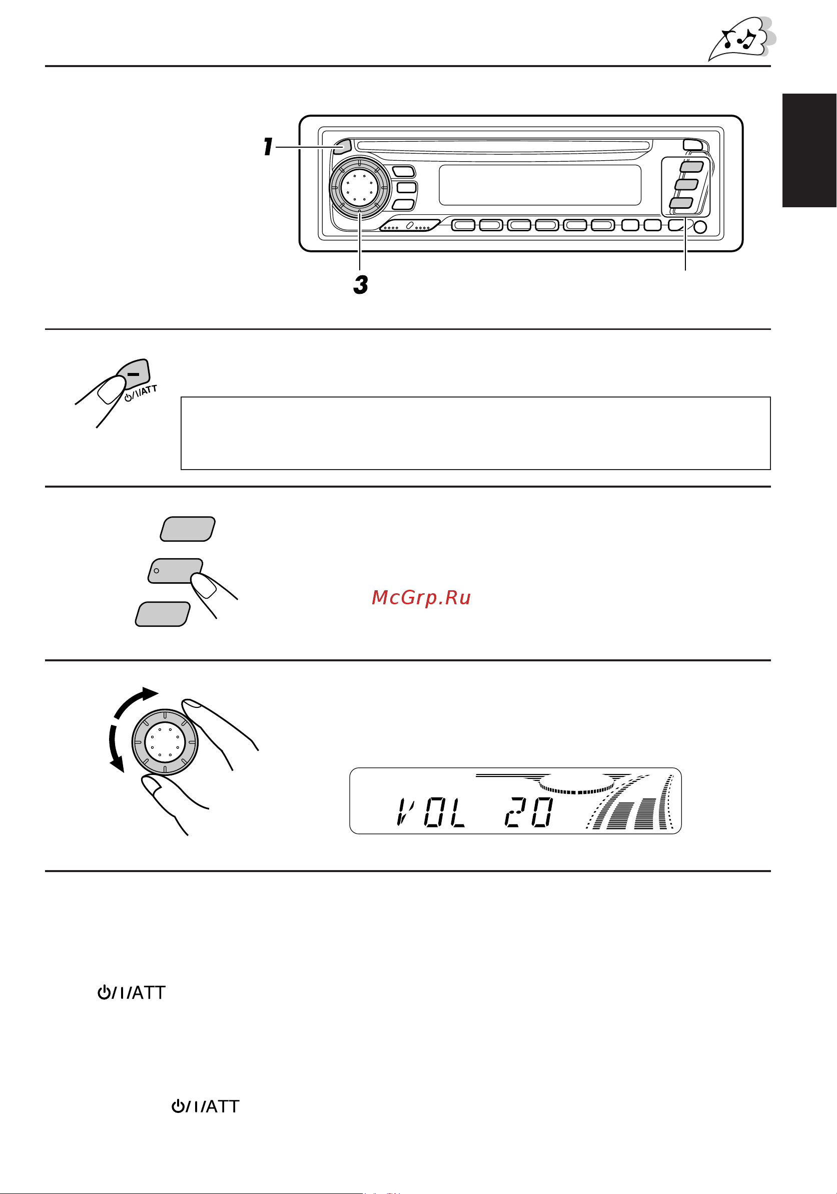 JVC KD-SX855R [5/38] Basic operations